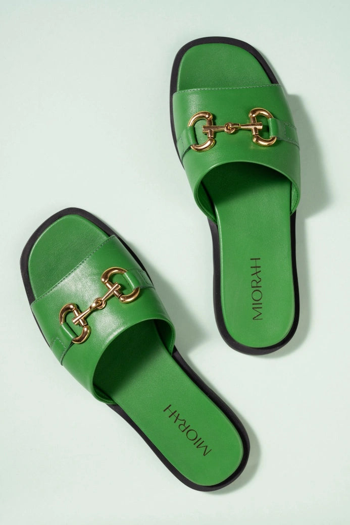 Flutter leather Comfort Flats