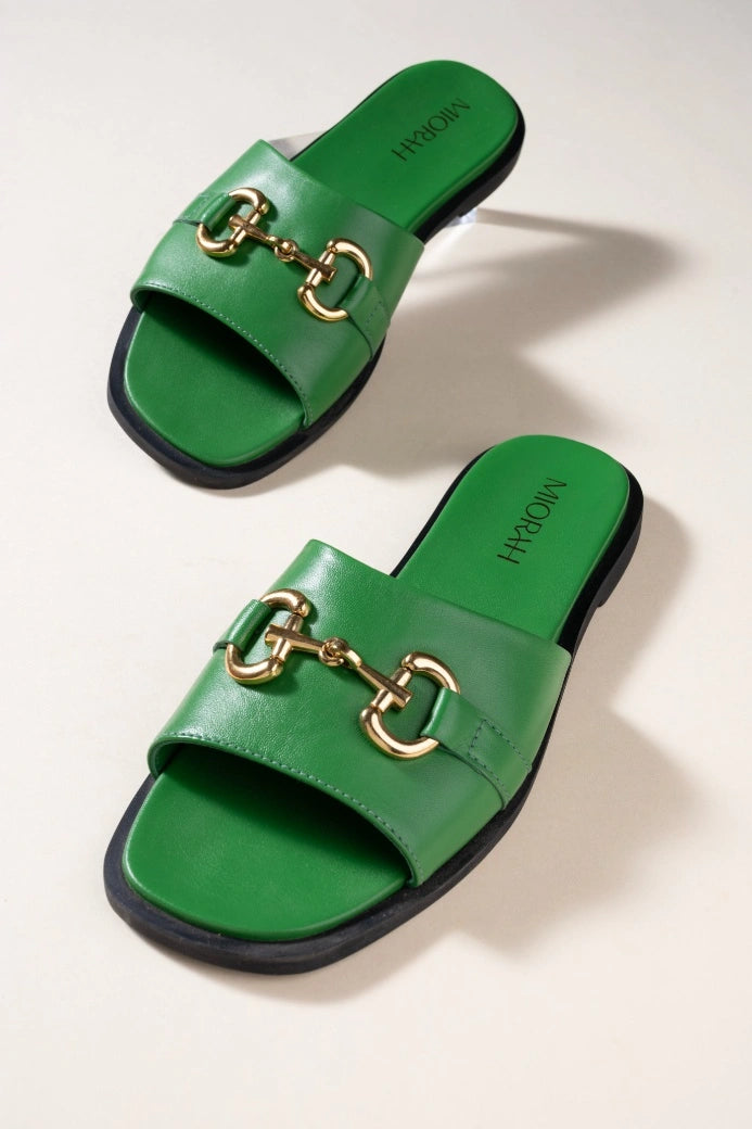 Flutter leather Comfort Flats
