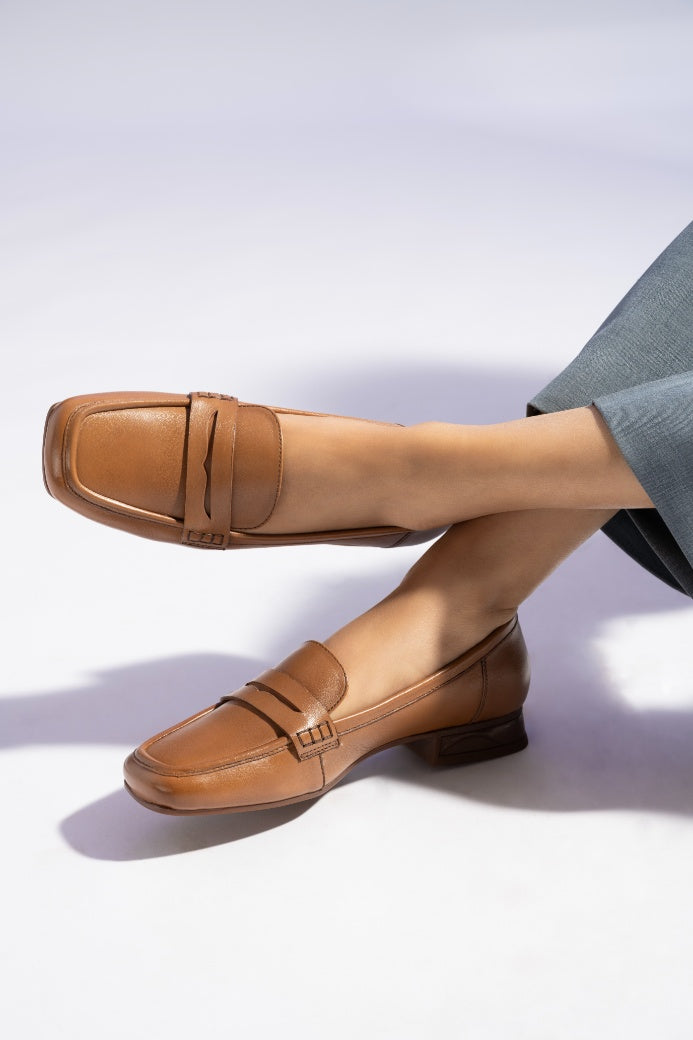 Serene Leather comfort Loafers