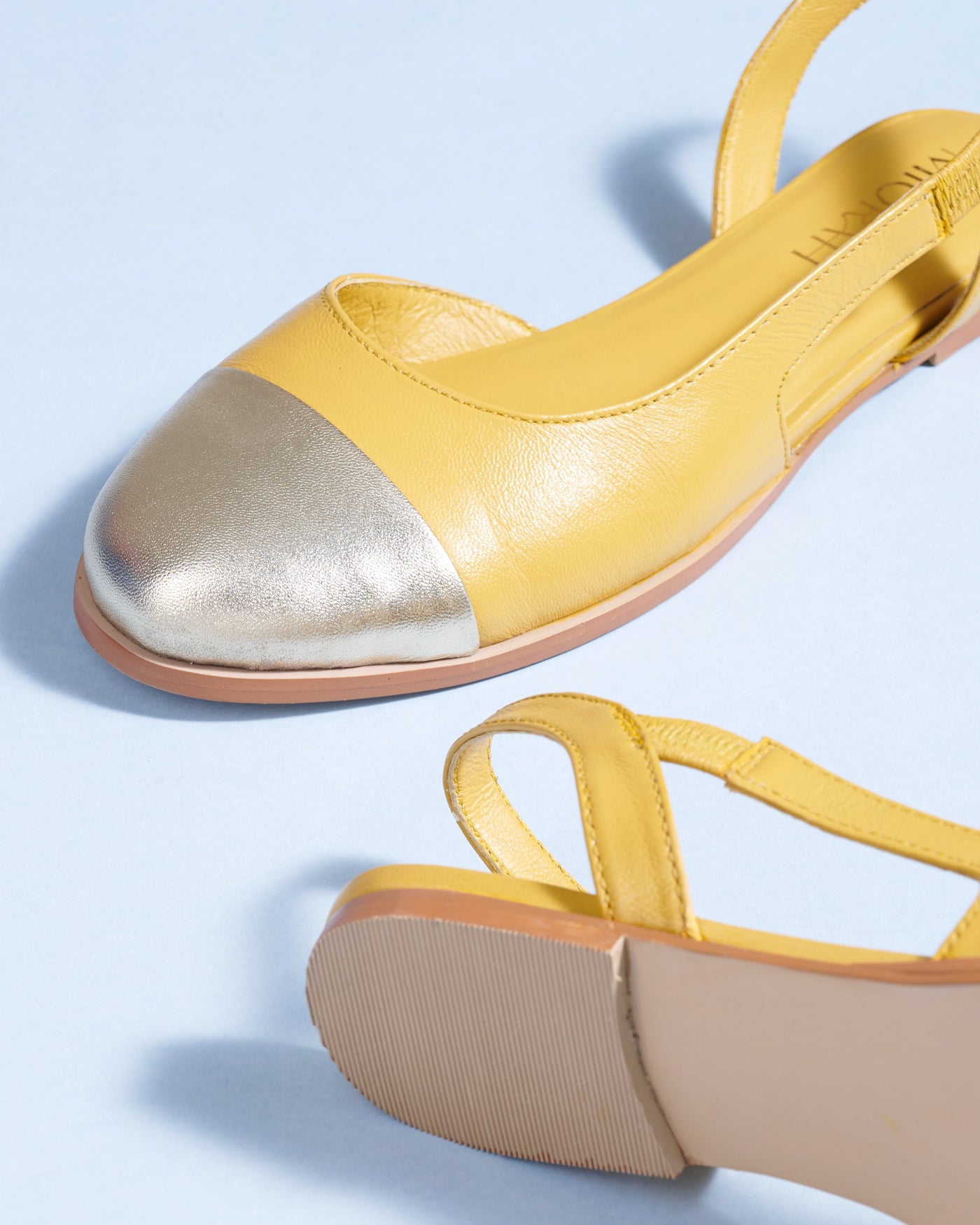 Lush Leather Strappy Flats