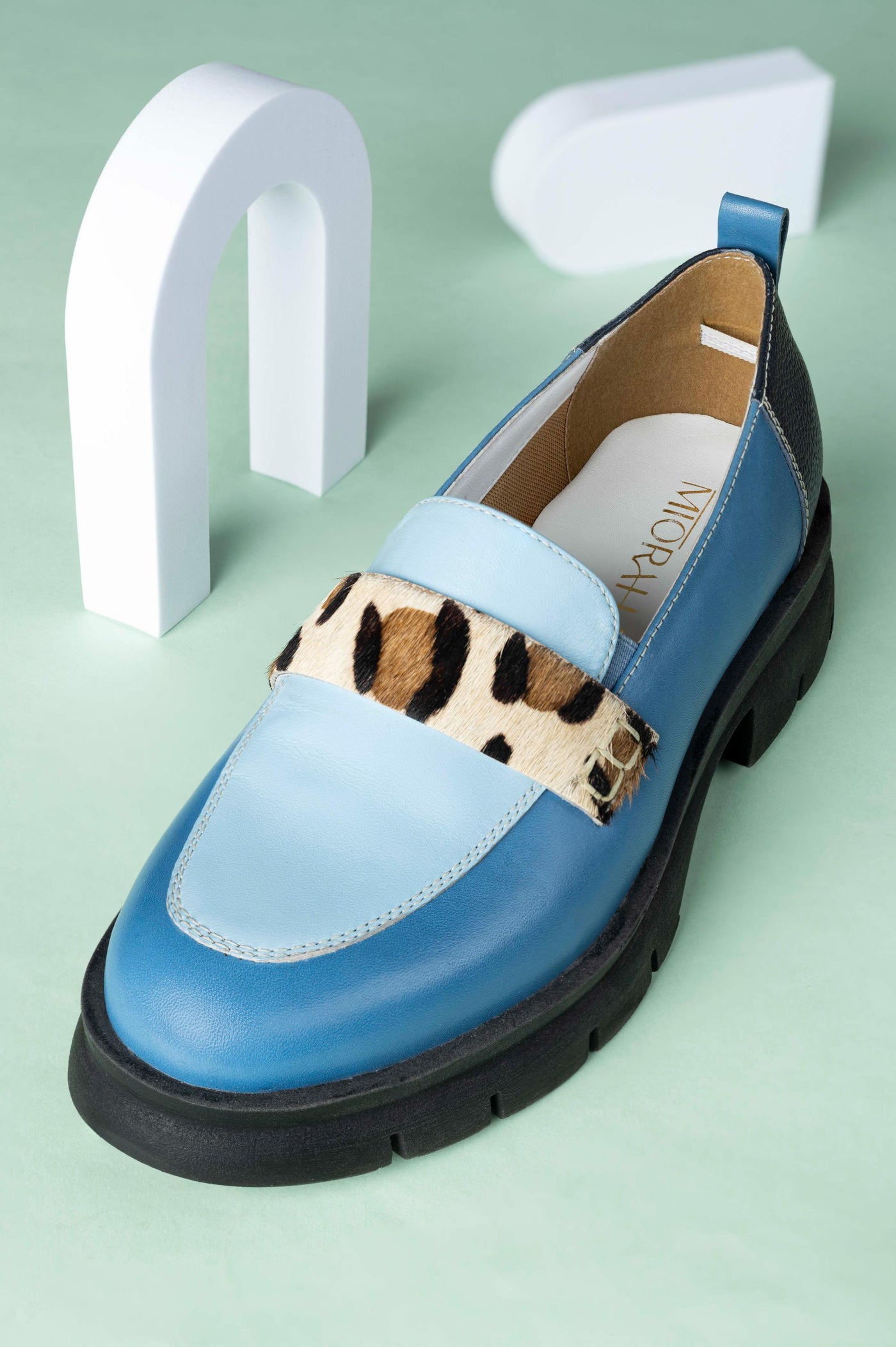 Vault Leather Multi Coloured Loafers