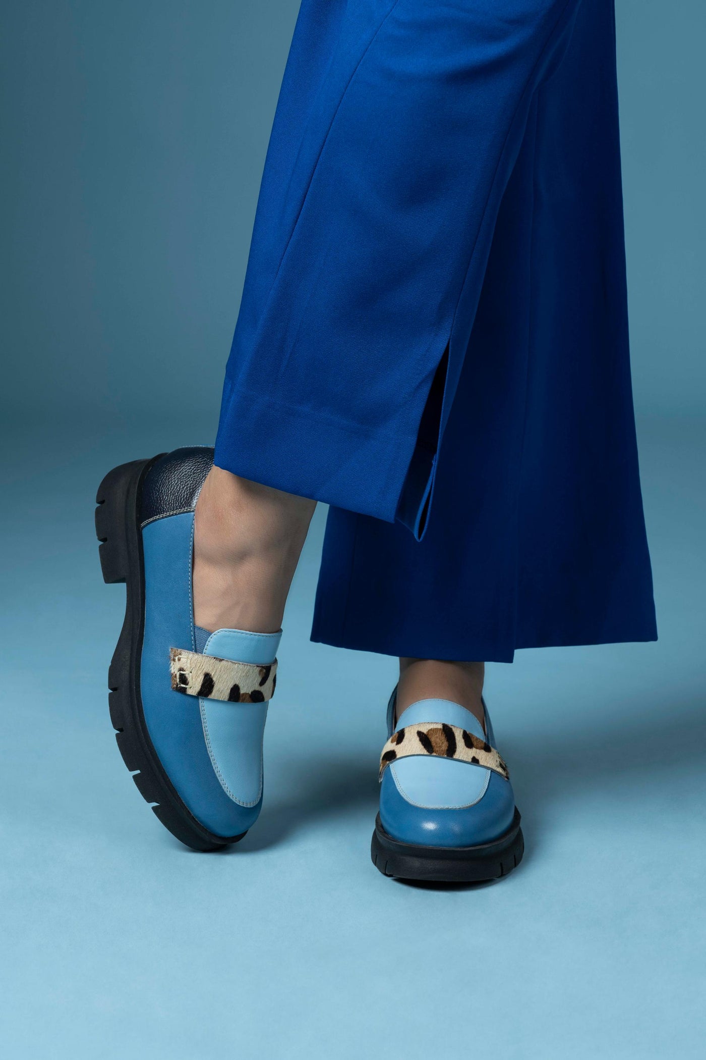 Vault Leather Multi Coloured Loafers