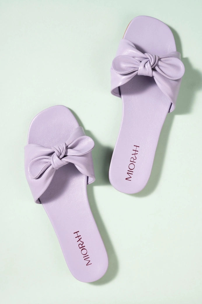 Mist Leather Comfort Flats