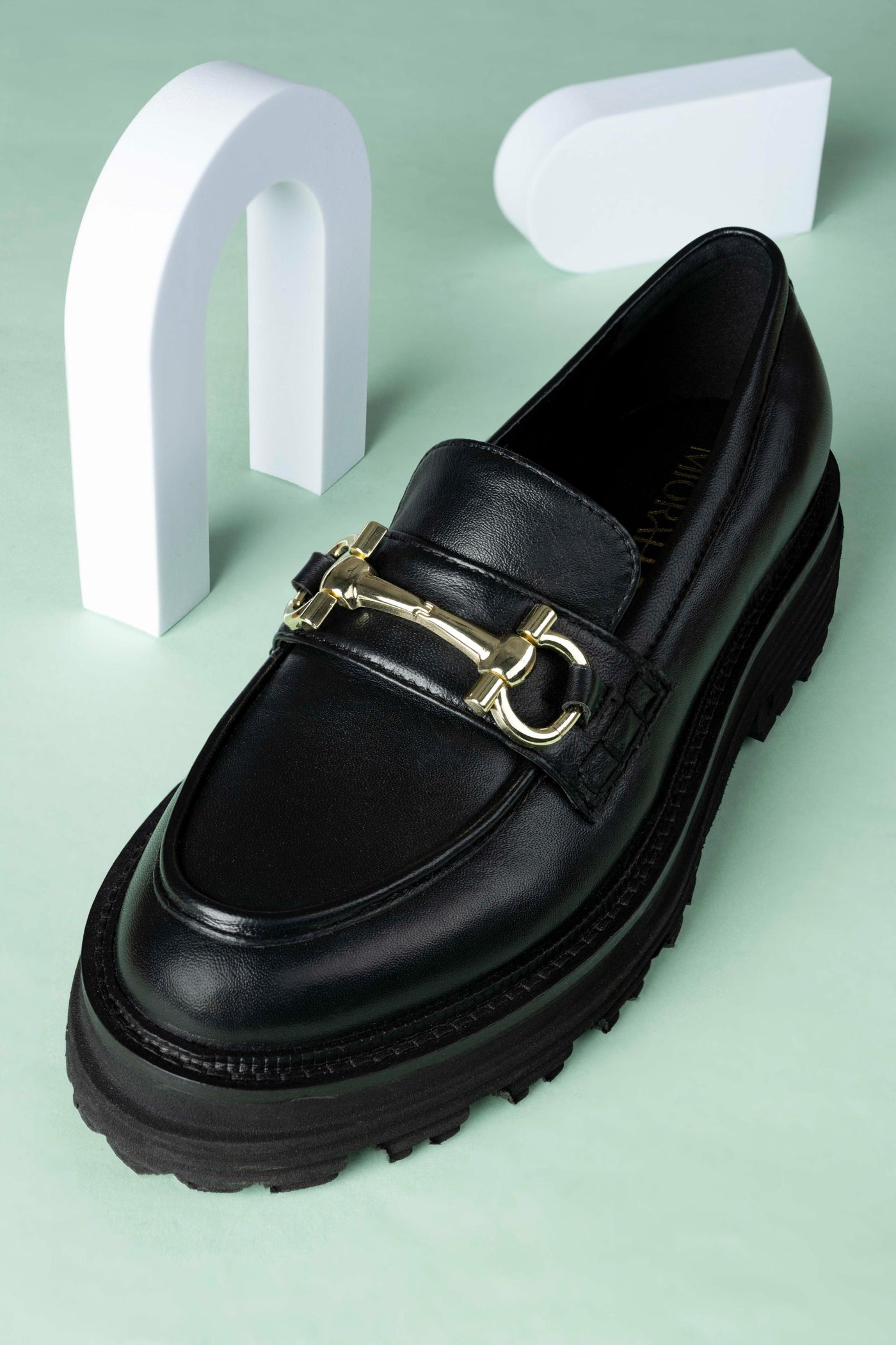 Pioneer Leather Platform Loafers