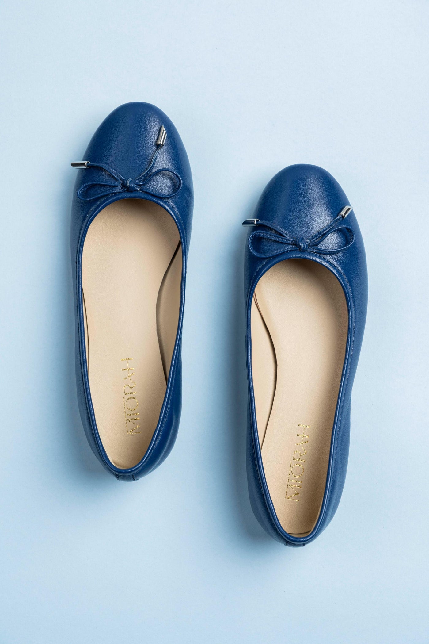 Classic Leather Bow ballerinas