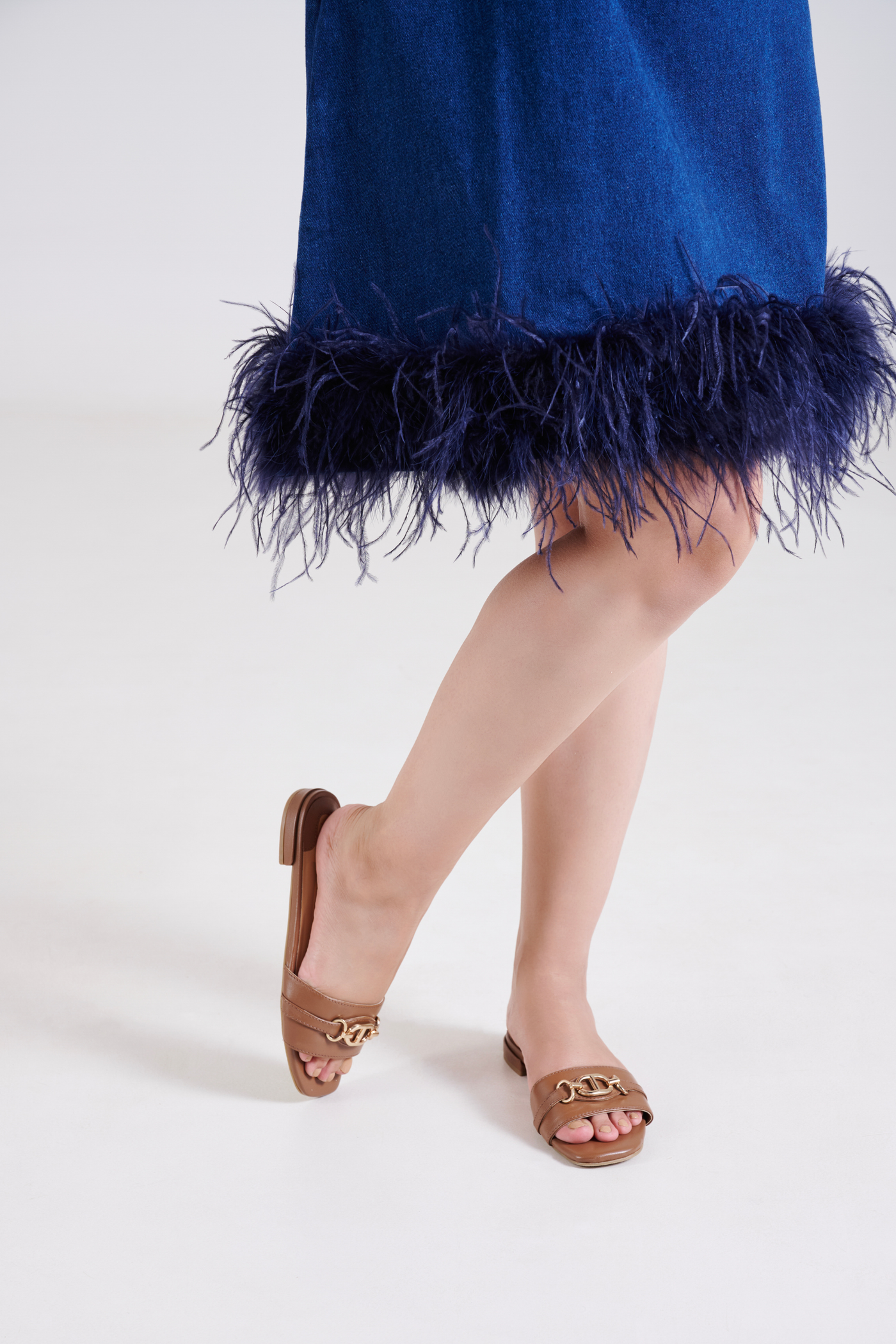 Riva Embellished Leather Comfort Flats