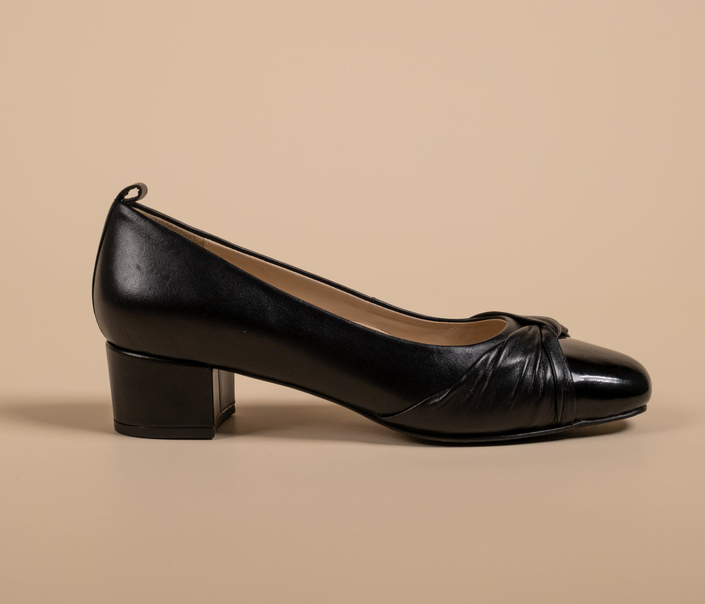 Zyra Leather Comfort Heels