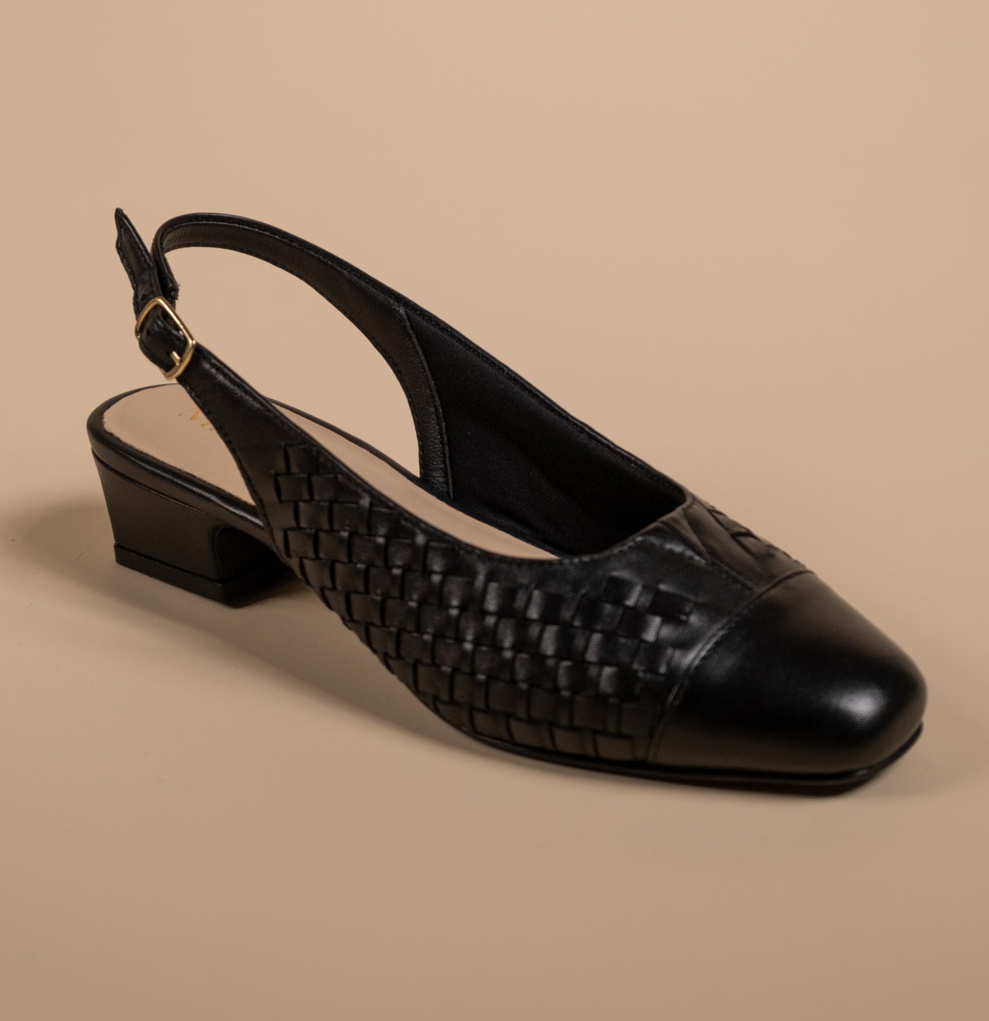 Darcy Leather Comfort Heels