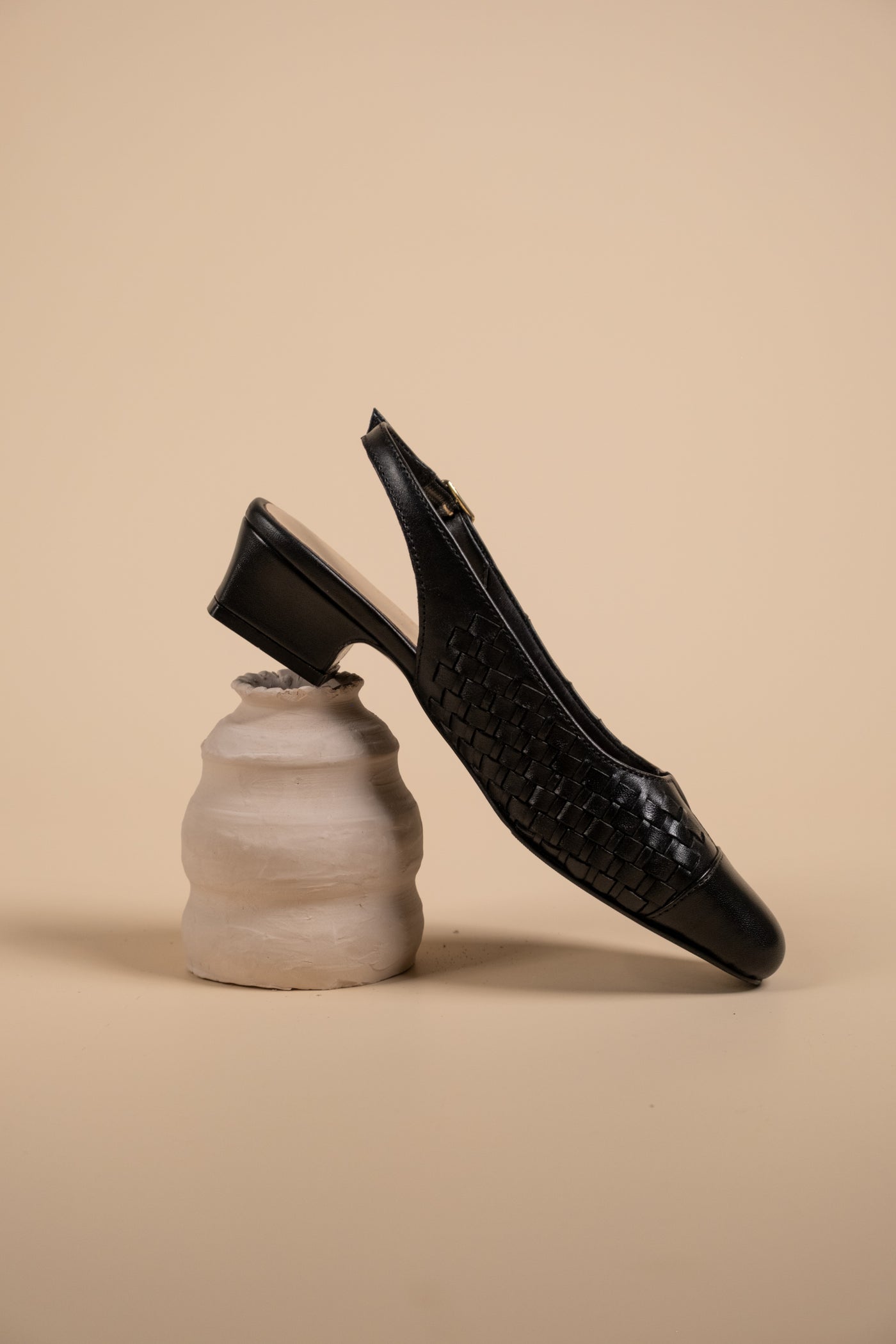 Darcy Leather Comfort Heels