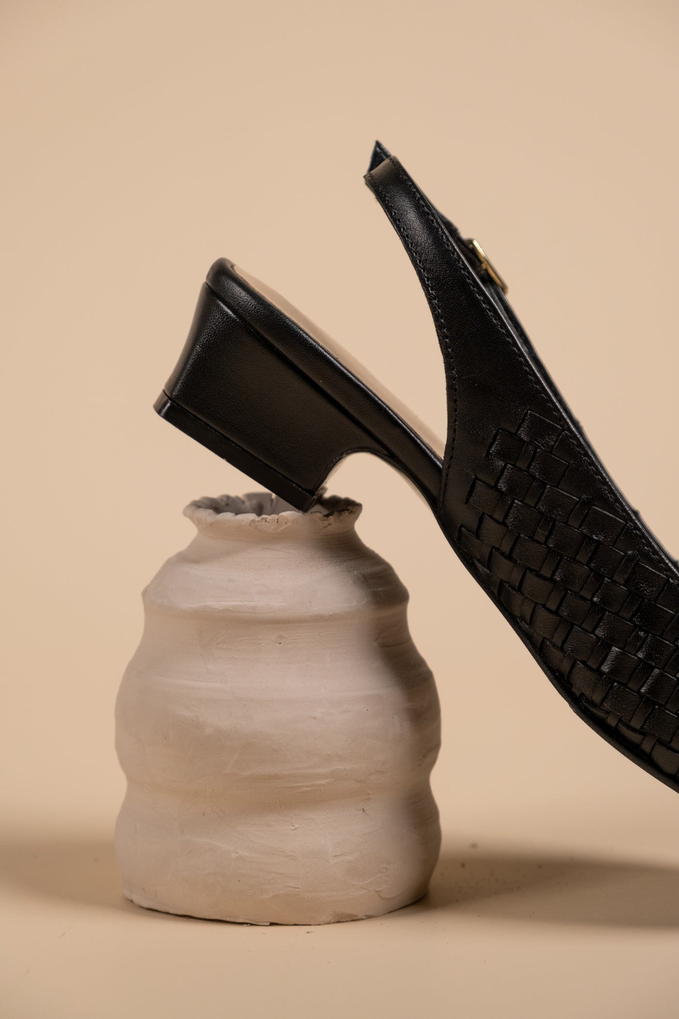 Darcy Leather Comfort Heels