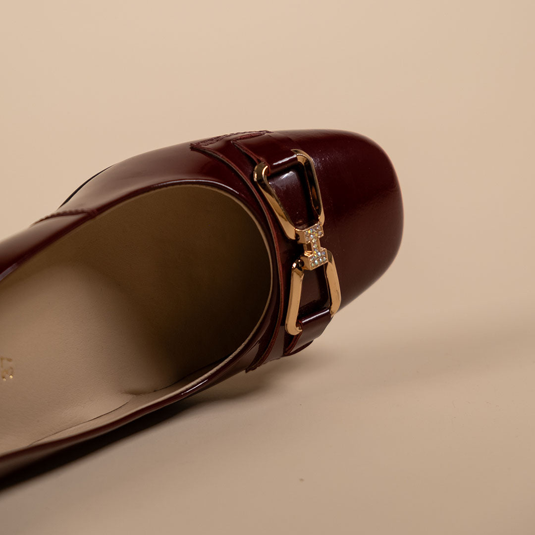 Zeal Leather Patent Block Heals