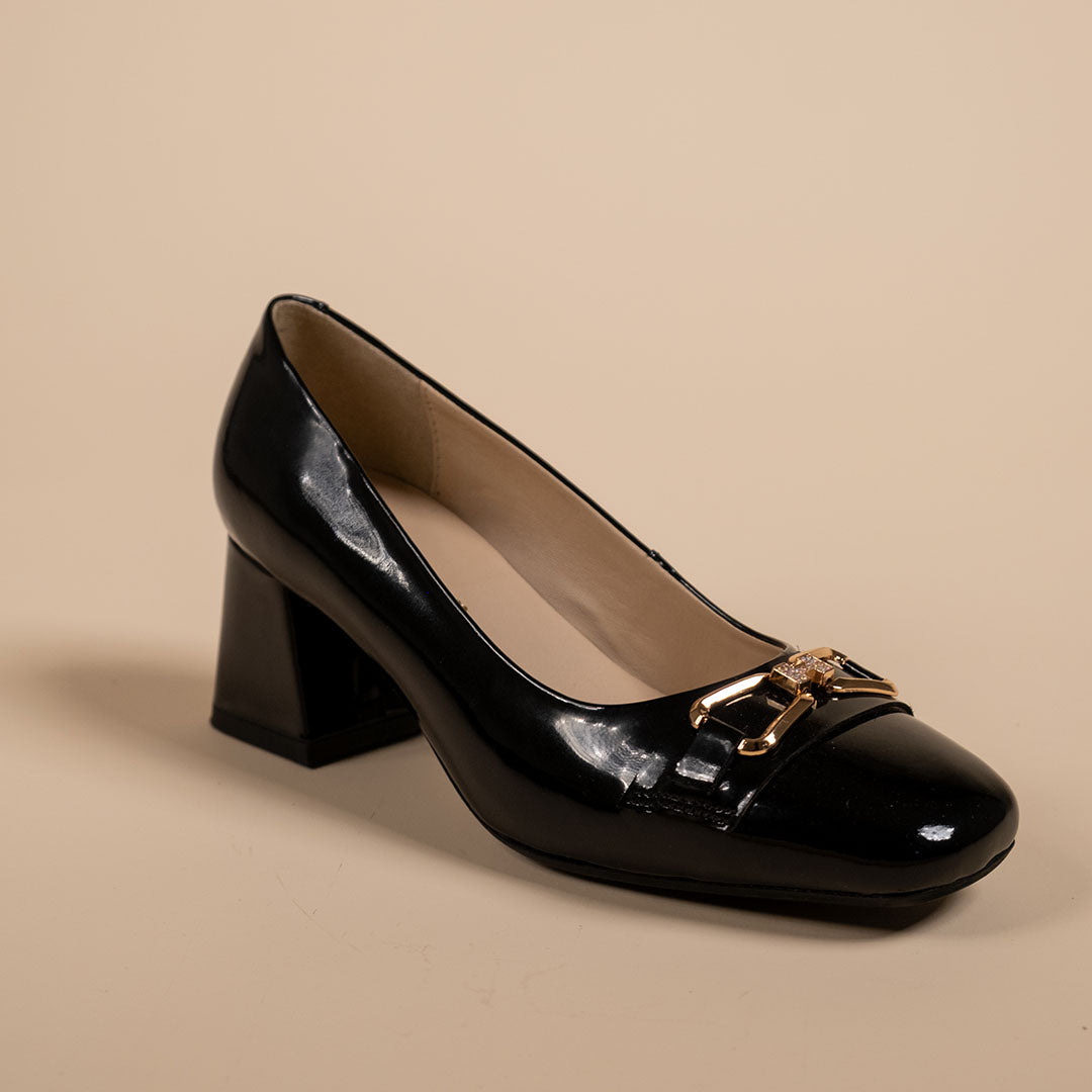 Zeal Leather Patent Block Heals