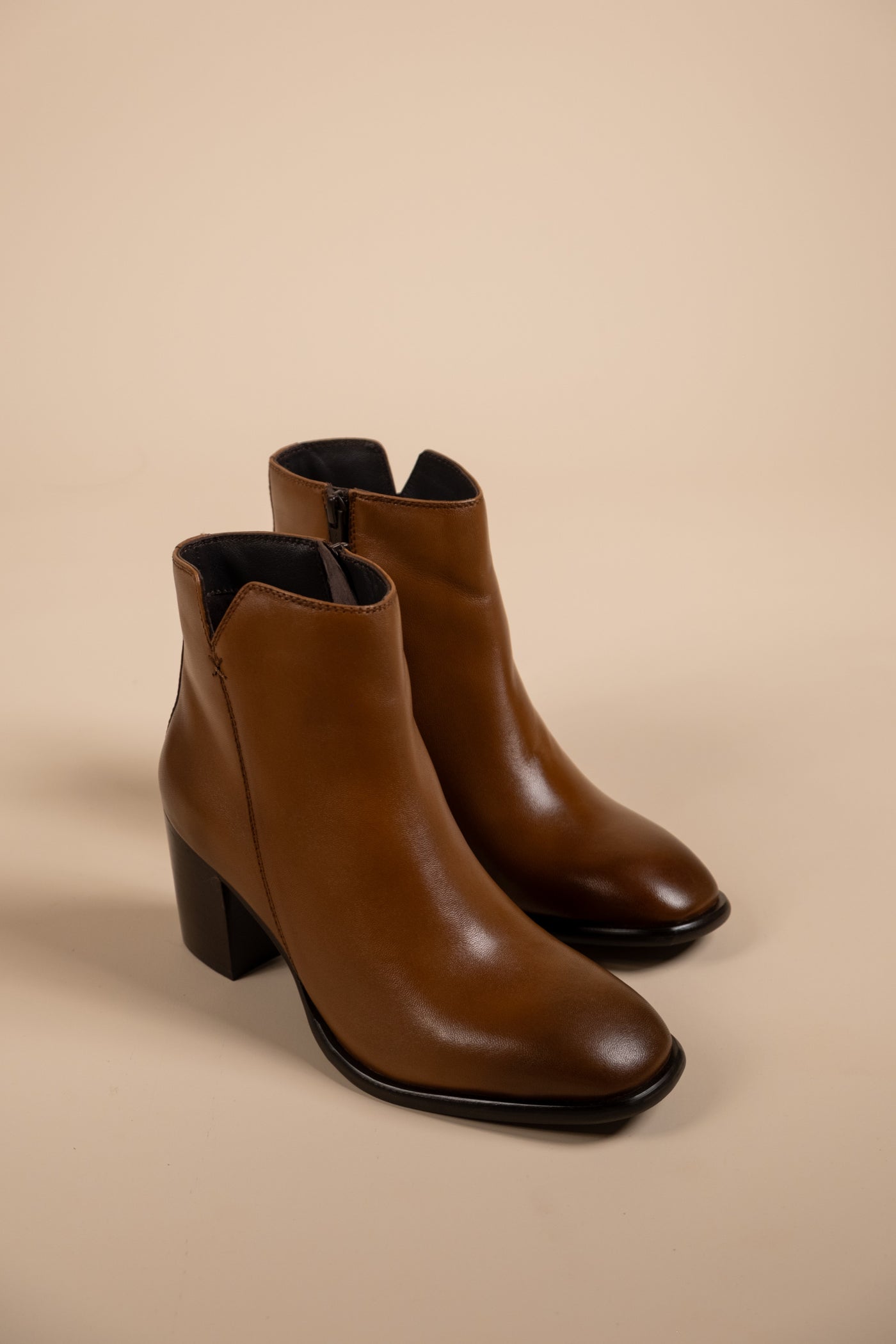 Luna Leather Ankle Boots