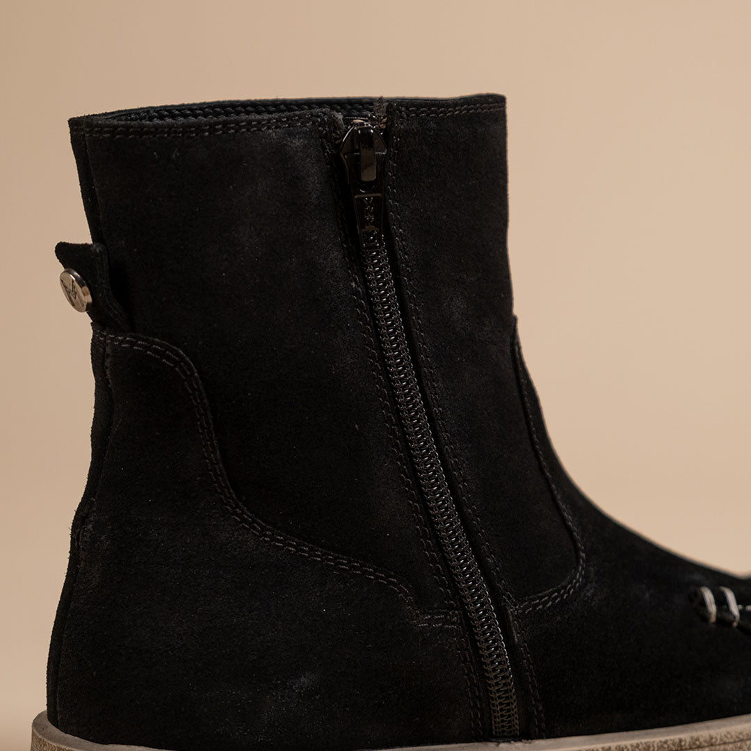 Dune Leather Suede Boots