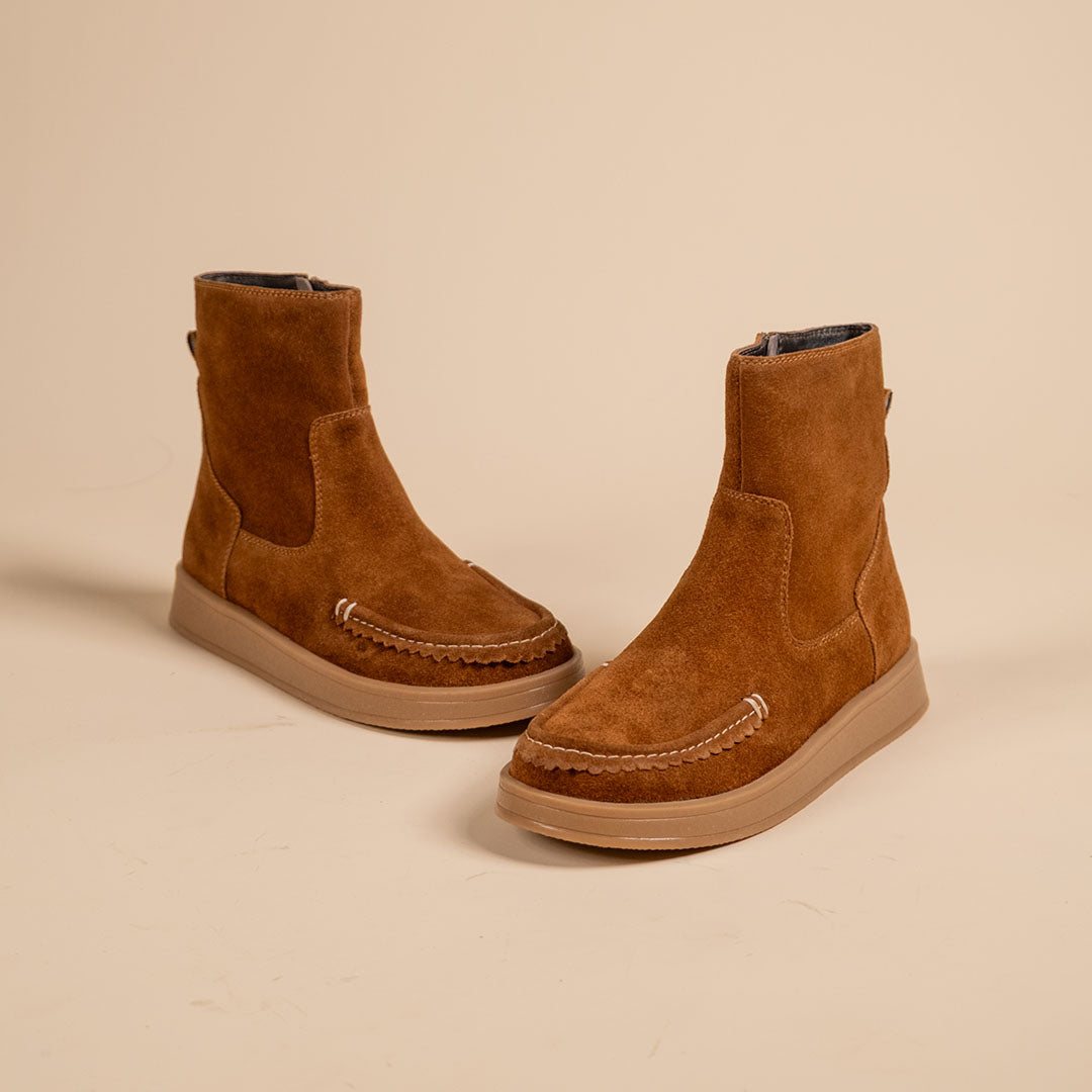 Dune Leather Suede Boots