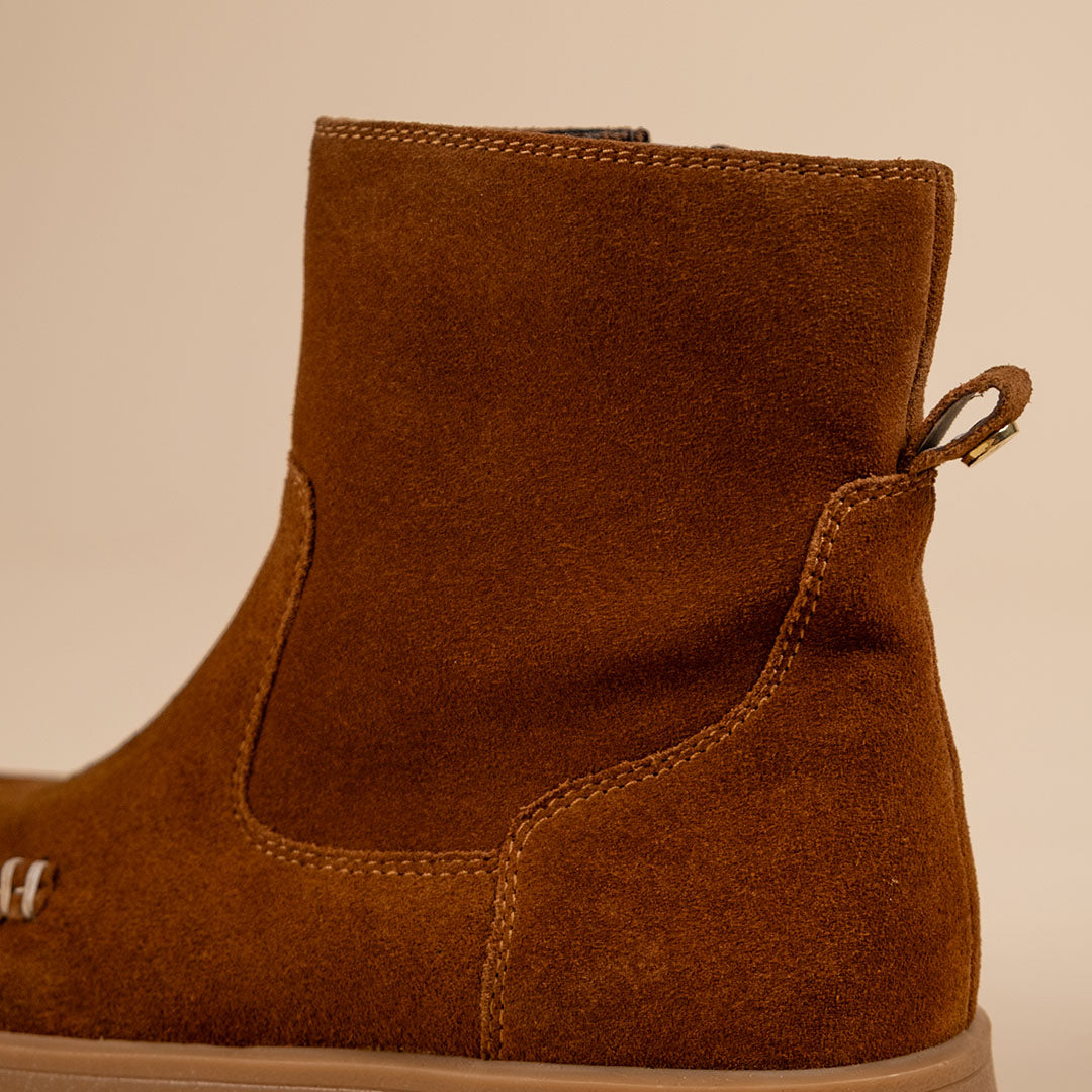 Dune Leather Suede Boots