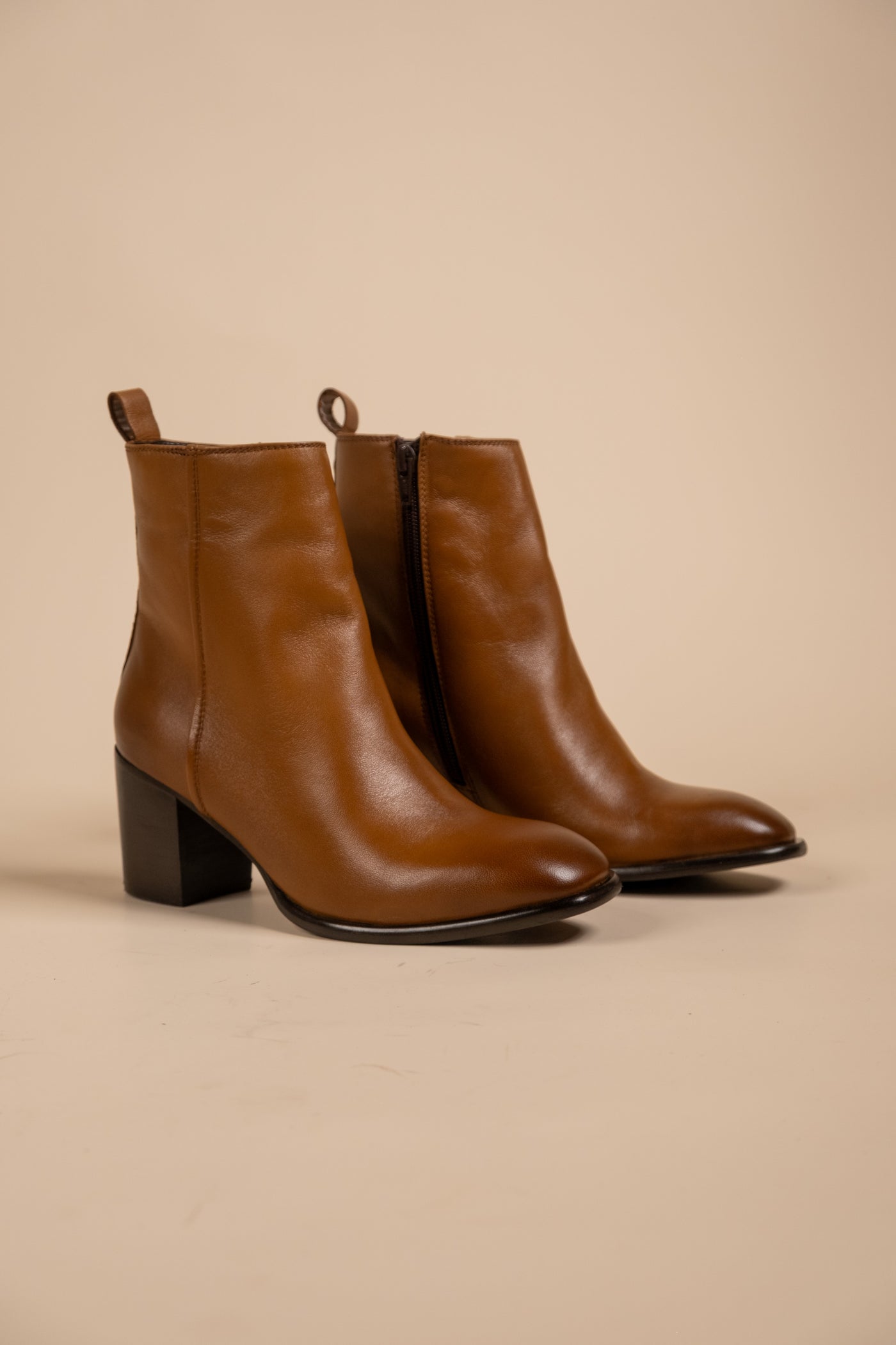 Blaze Leather Ankle Boots