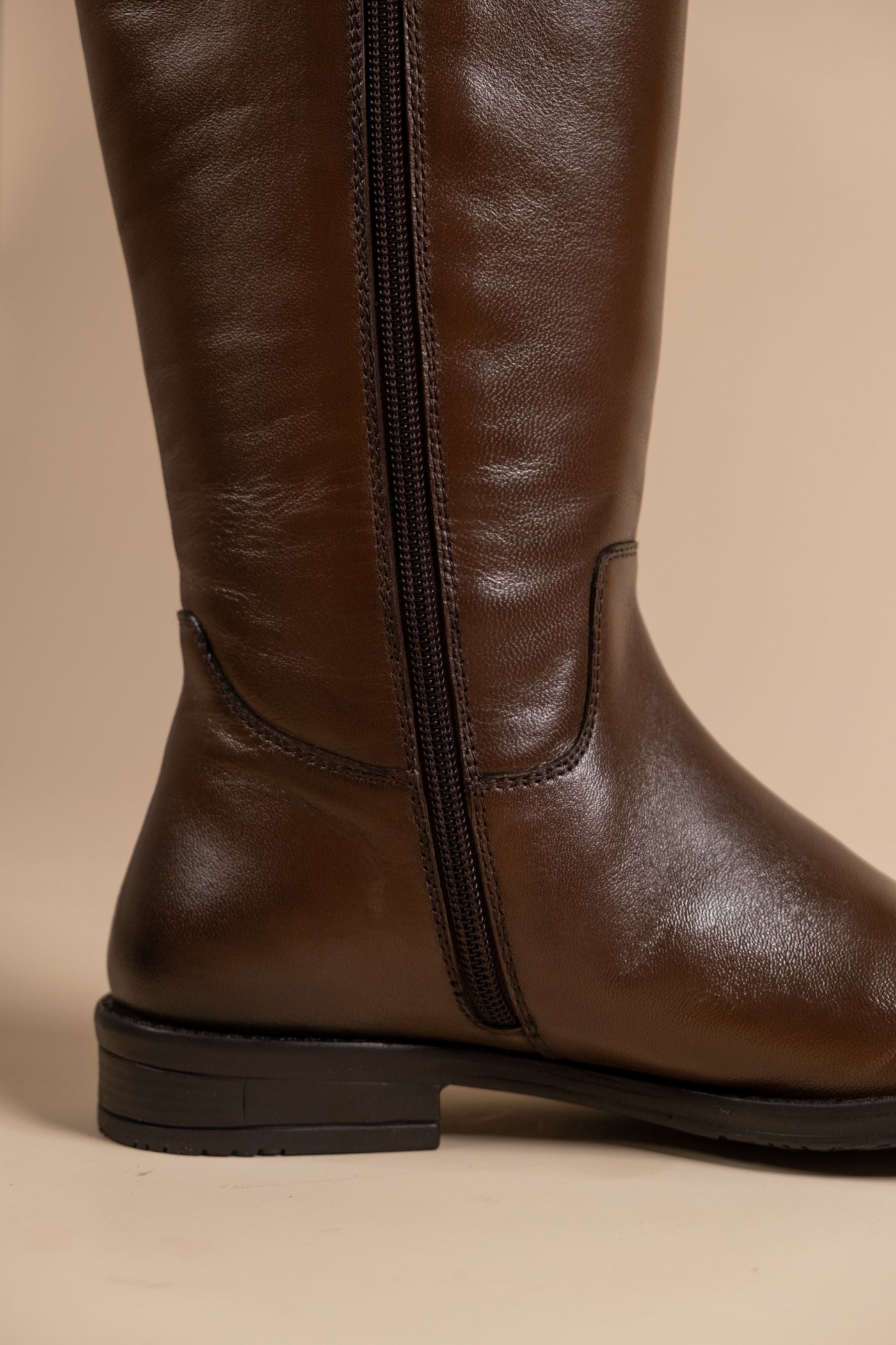 Blaire Leather Knee High Boots