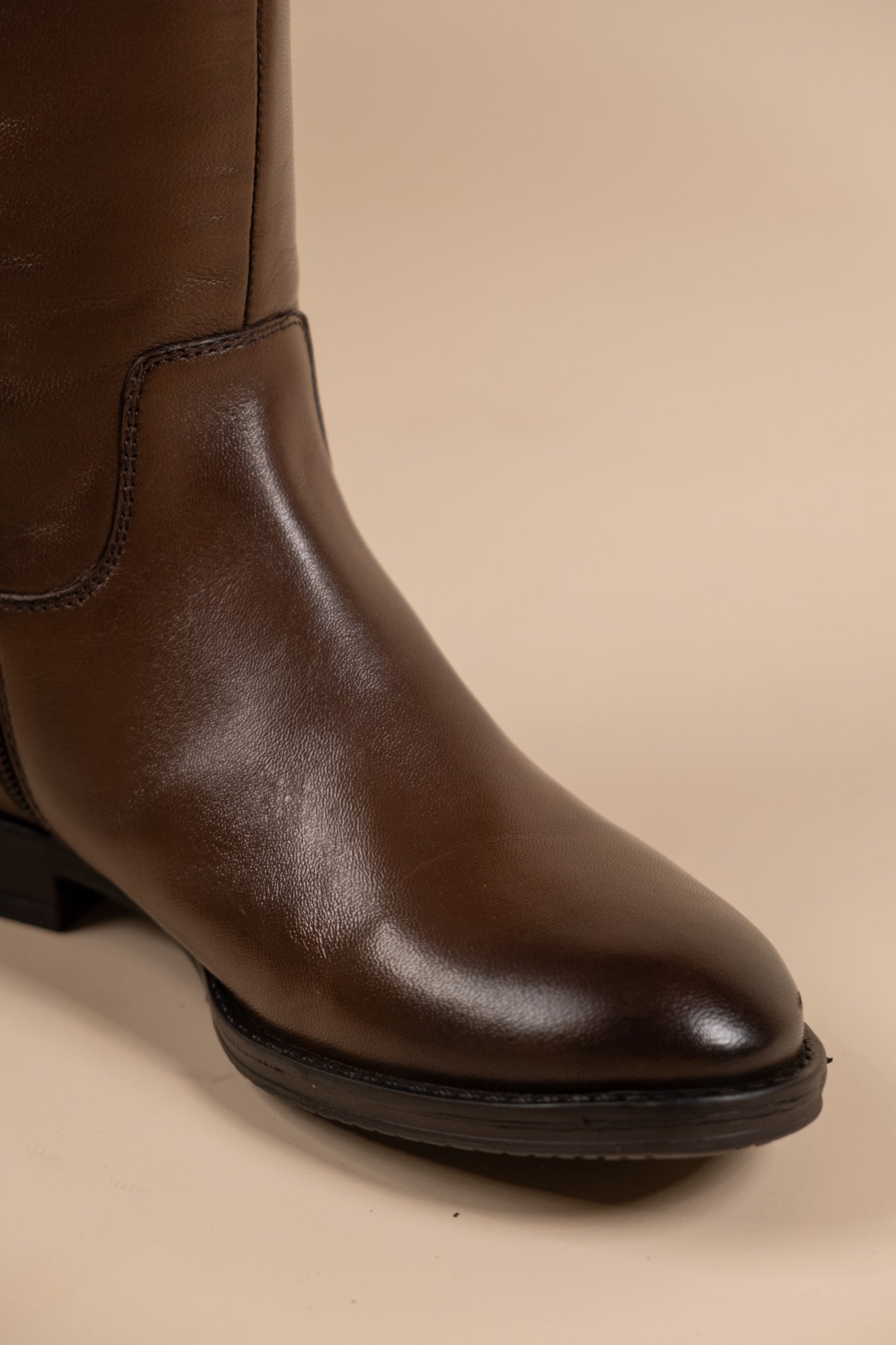 Blaire Leather Knee High Boots