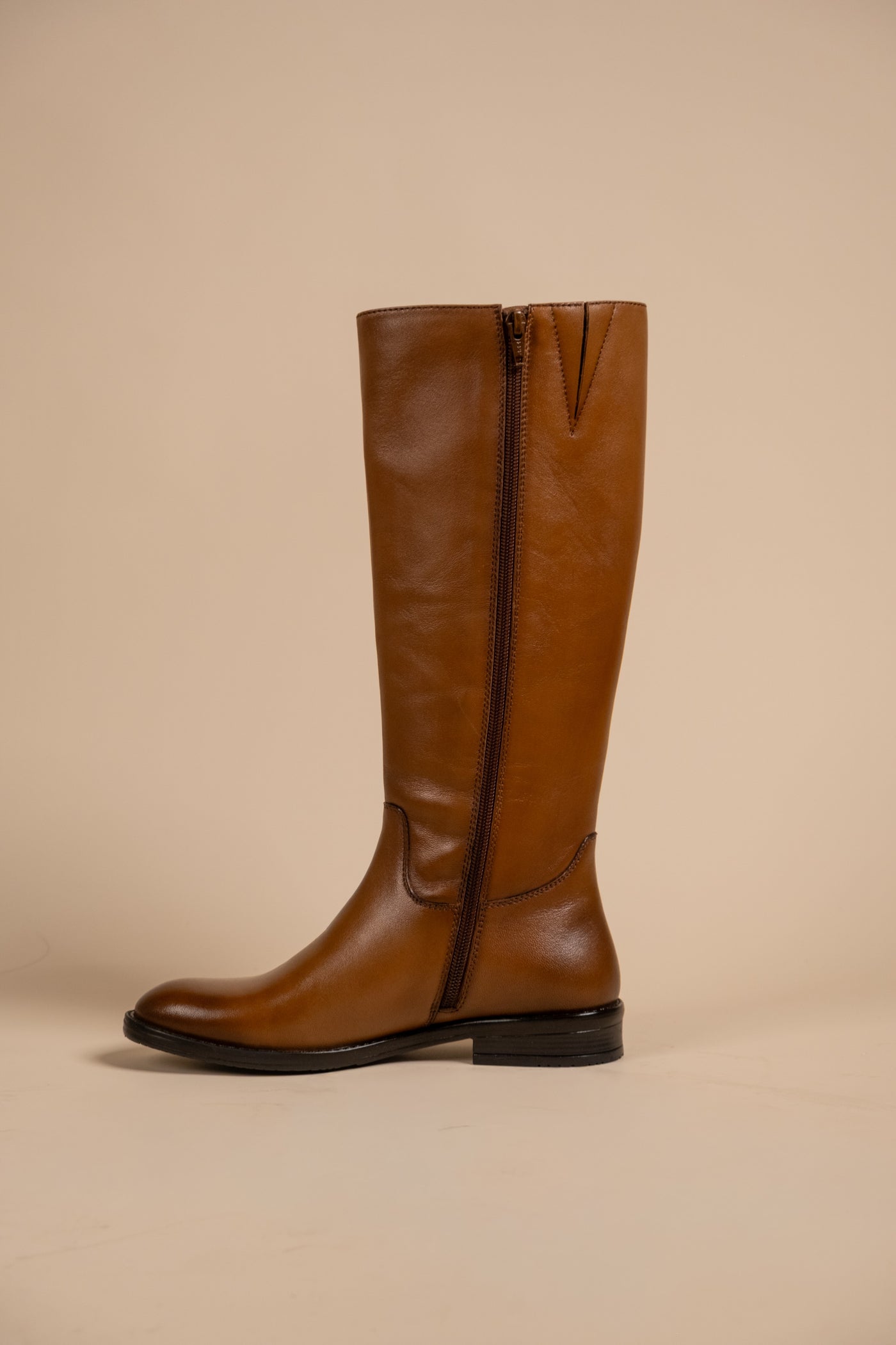 Blaire Leather Knee High Boots