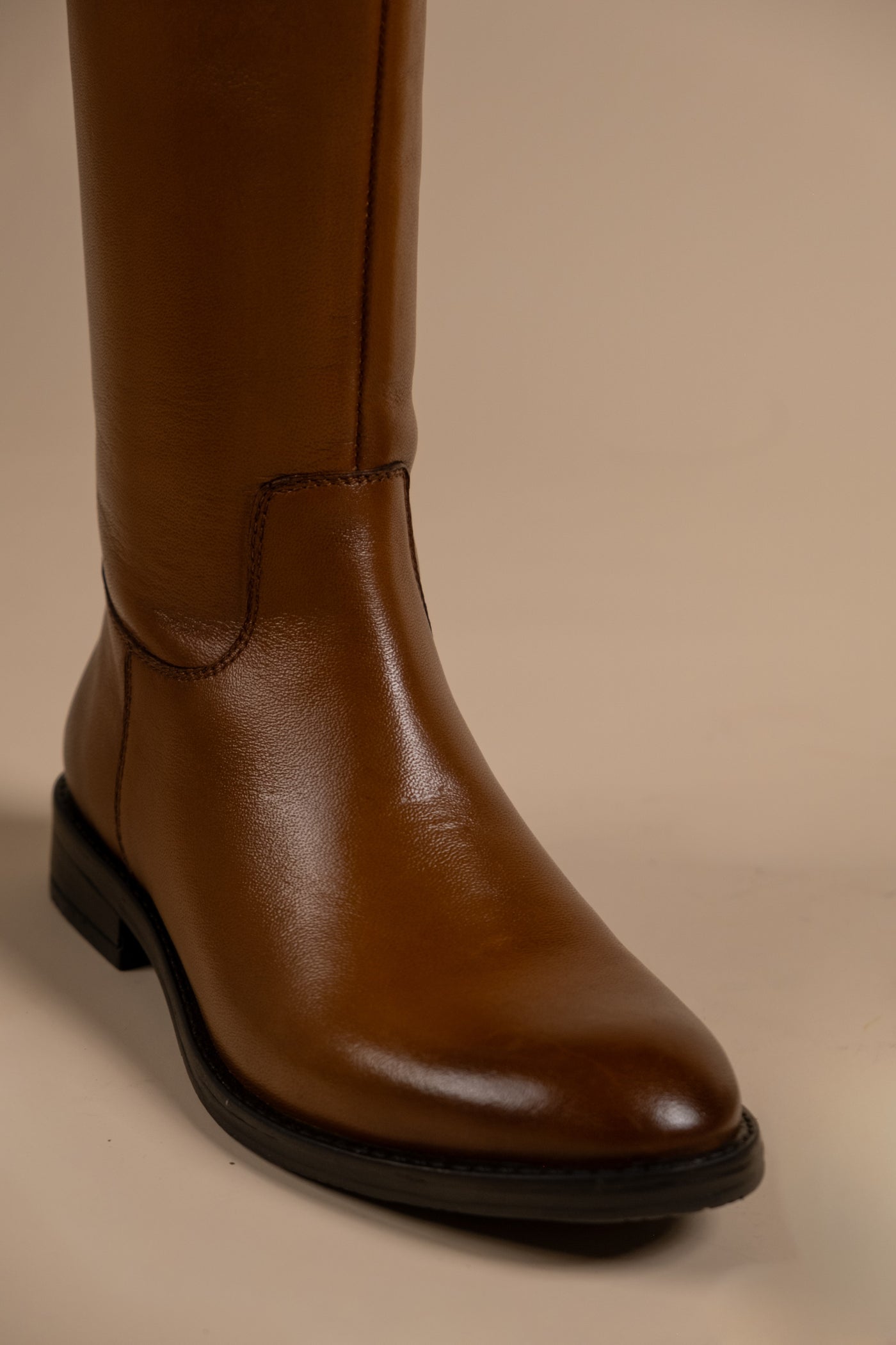 Blaire Leather Knee High Boots