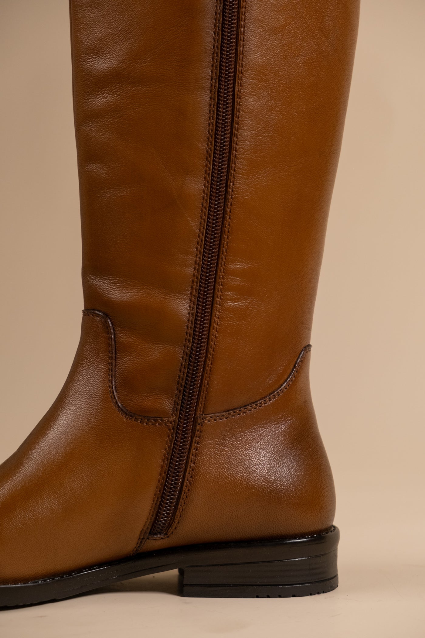 Blaire Leather Knee High Boots