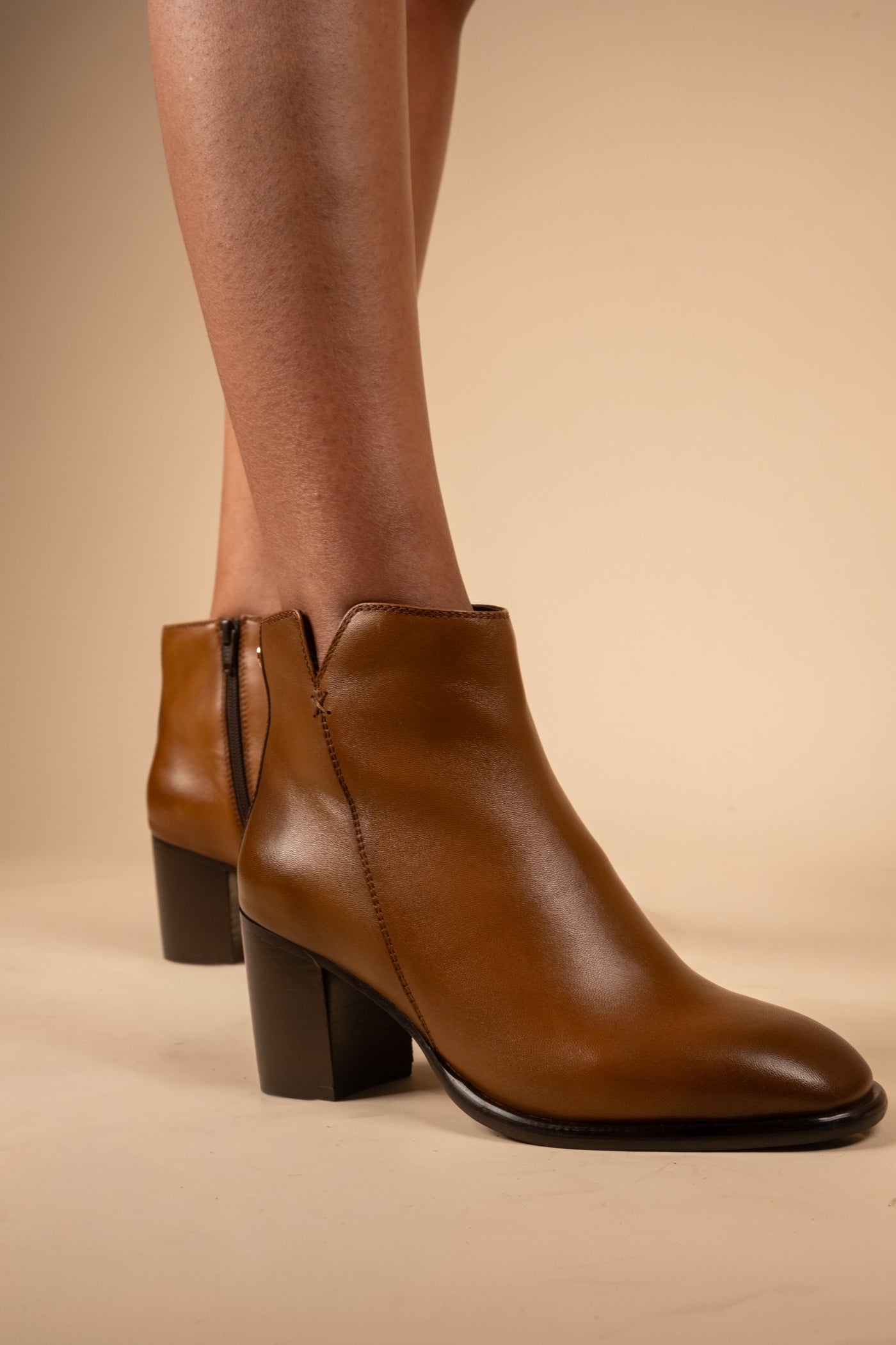 Luna Leather Ankle Boots