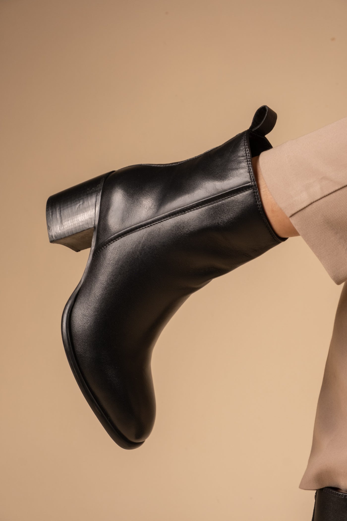 Blaze Leather Ankle Boots
