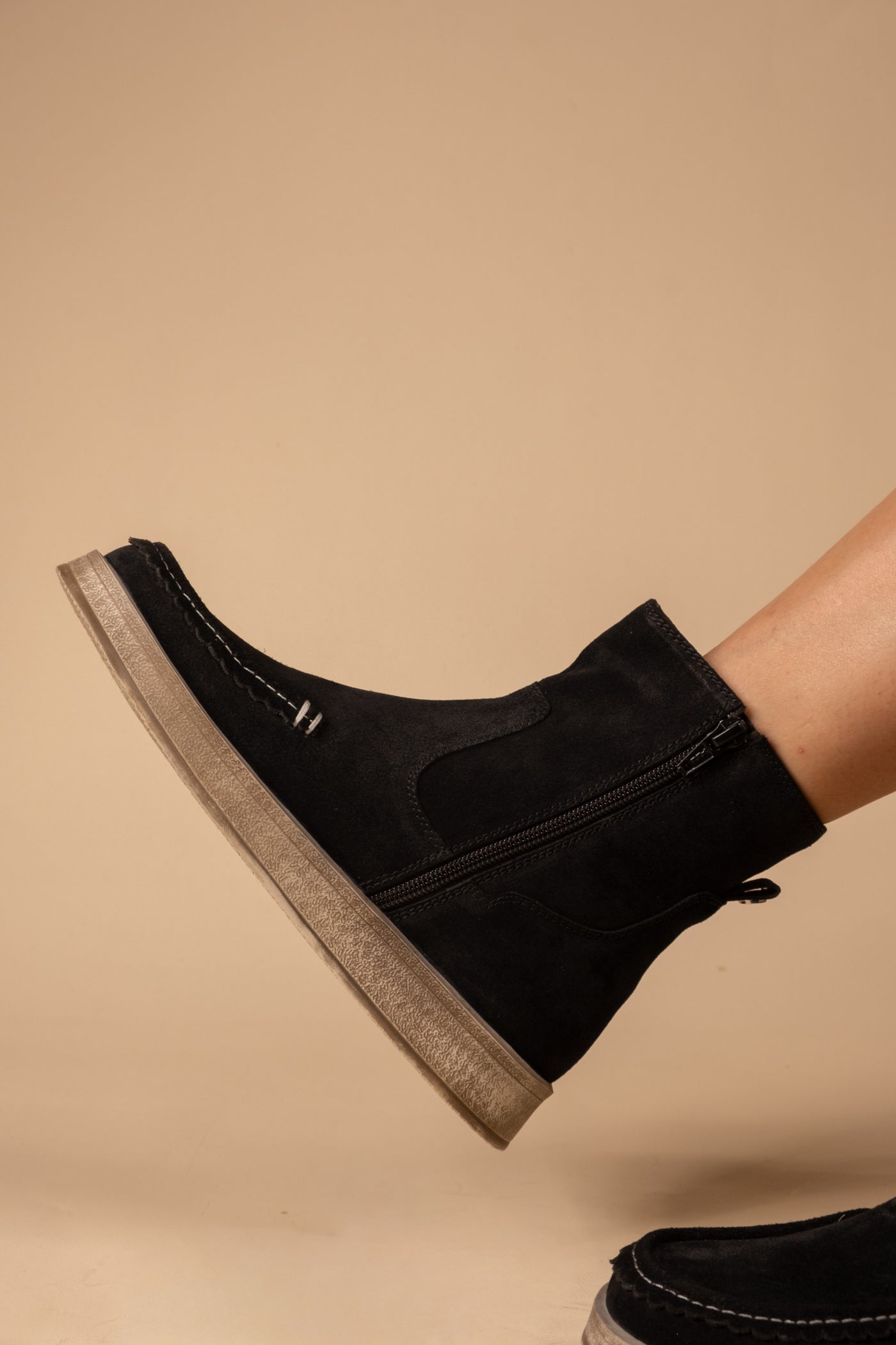 Dune Leather Suede Boots