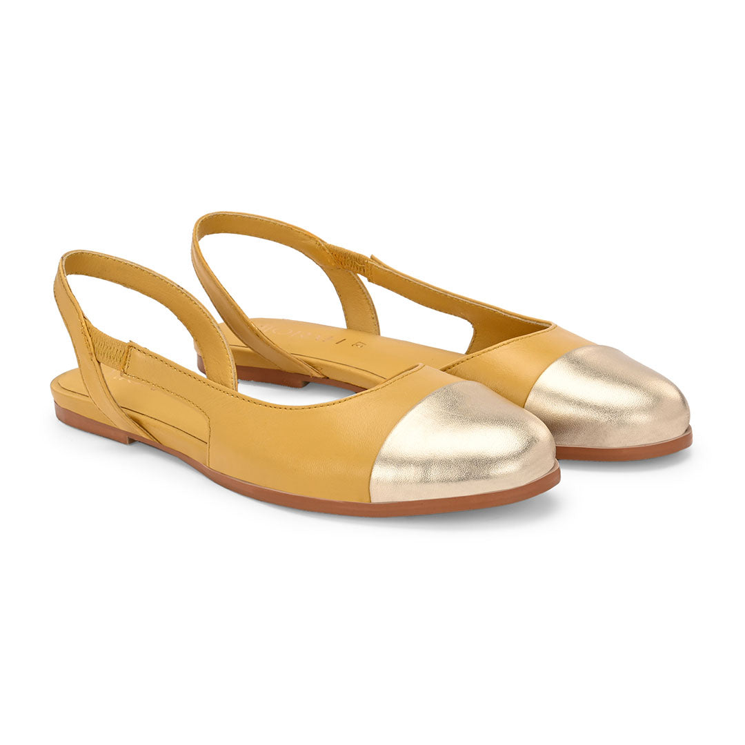 Lush Leather Strappy Flats