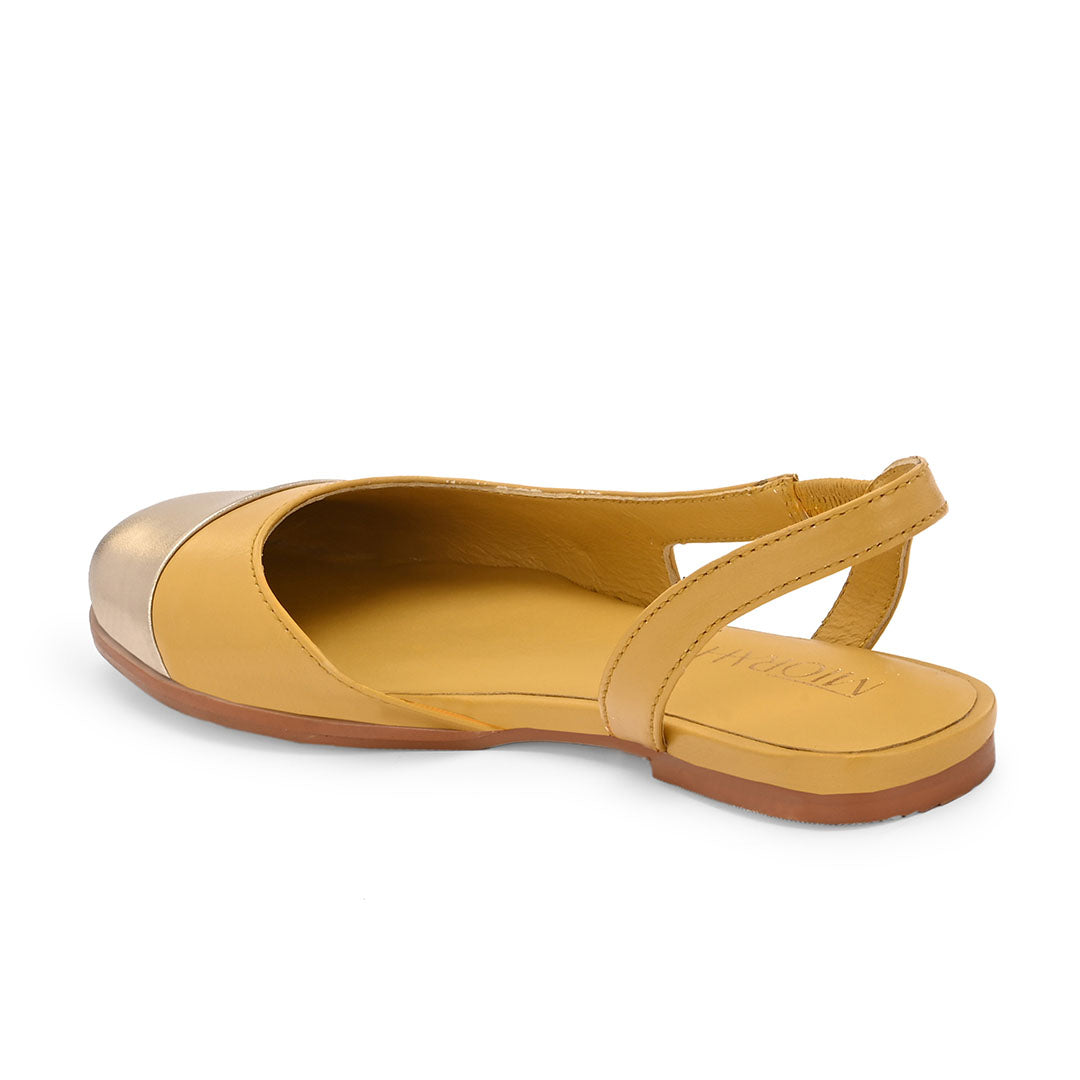 Lush Leather Strappy Flats