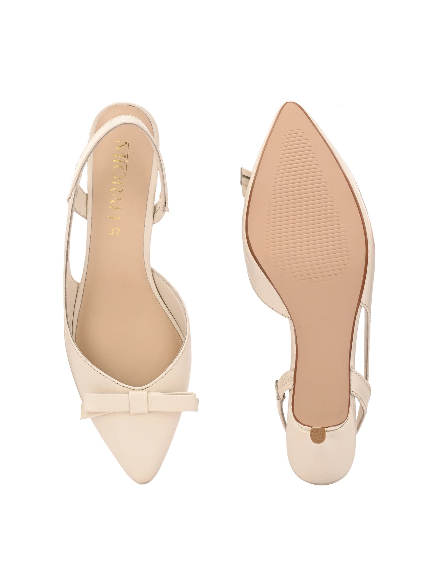 Grace Leather Bow Pumps