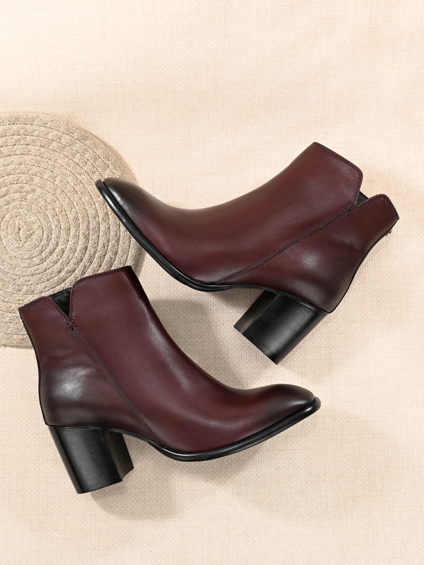 Luna Leather Ankle Boots