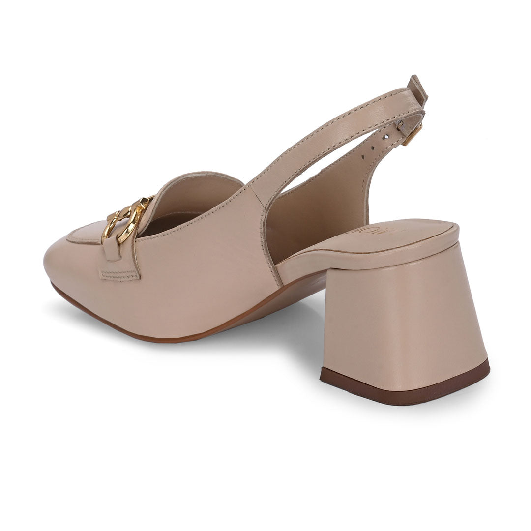 Allure Leather Block Heels