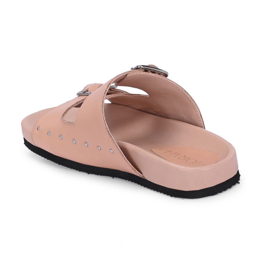 Solace Footbed Leather Comfort Sandals