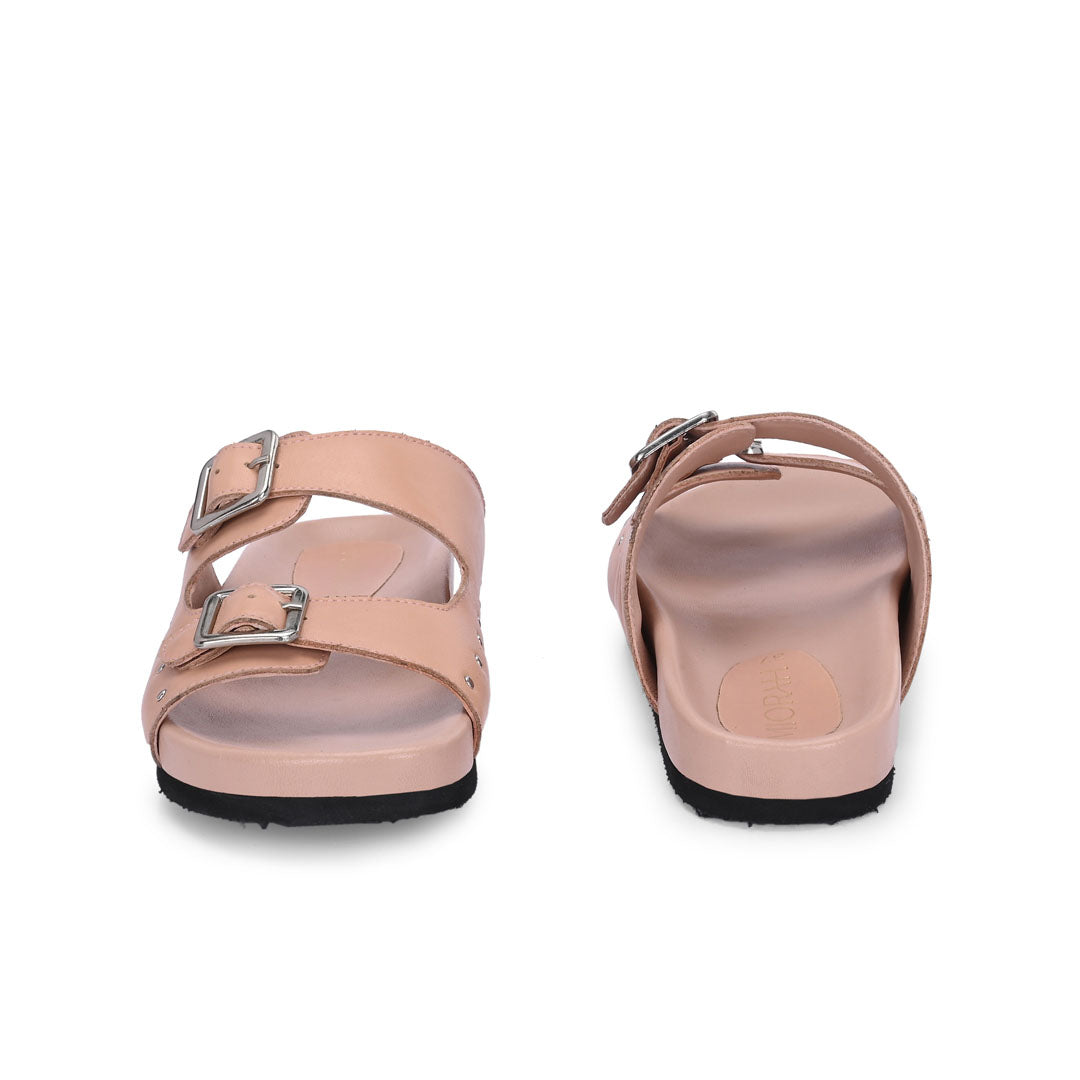 Solace Footbed Leather Comfort Sandals
