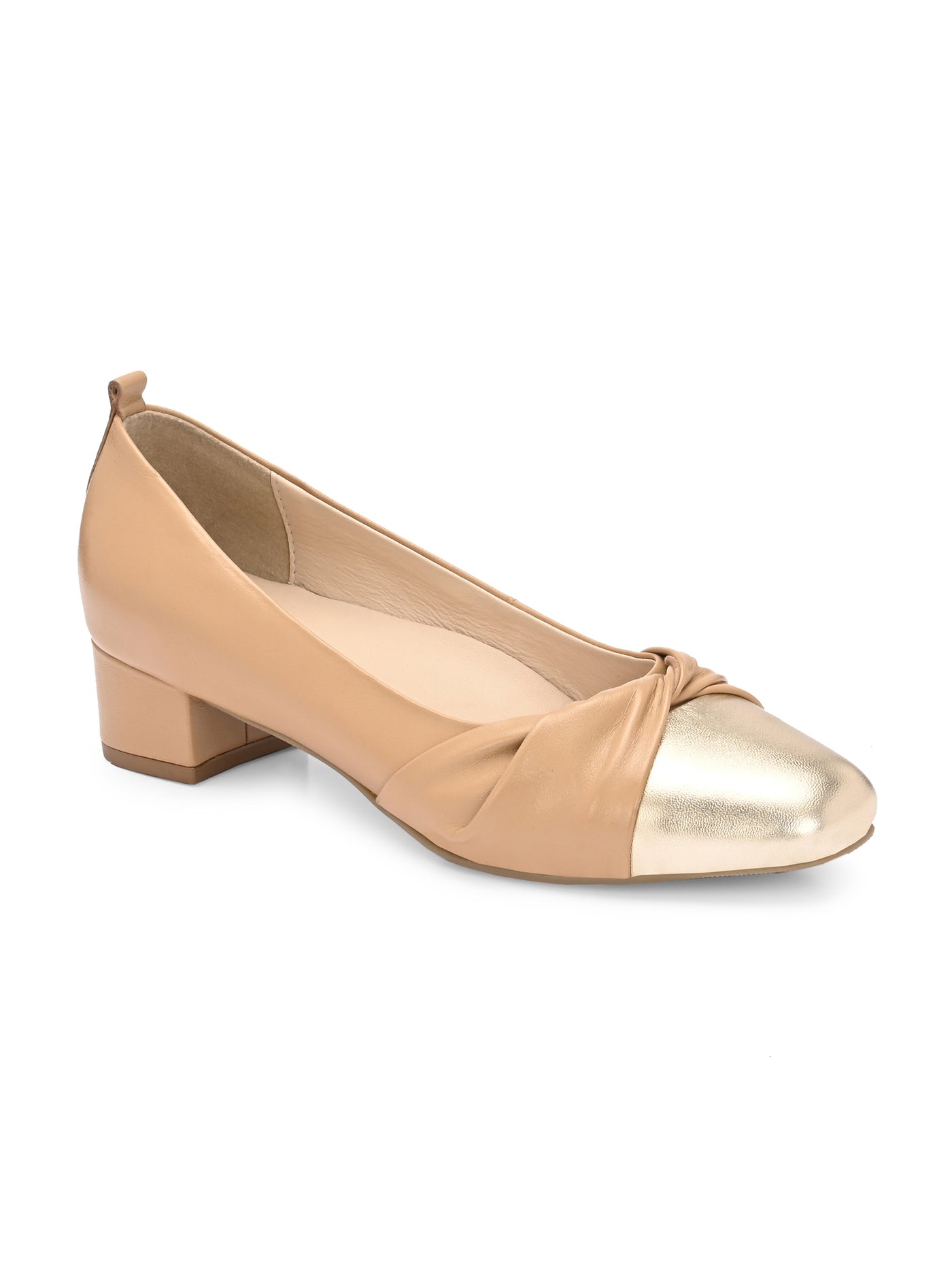 Zyra Leather Comfort Heels