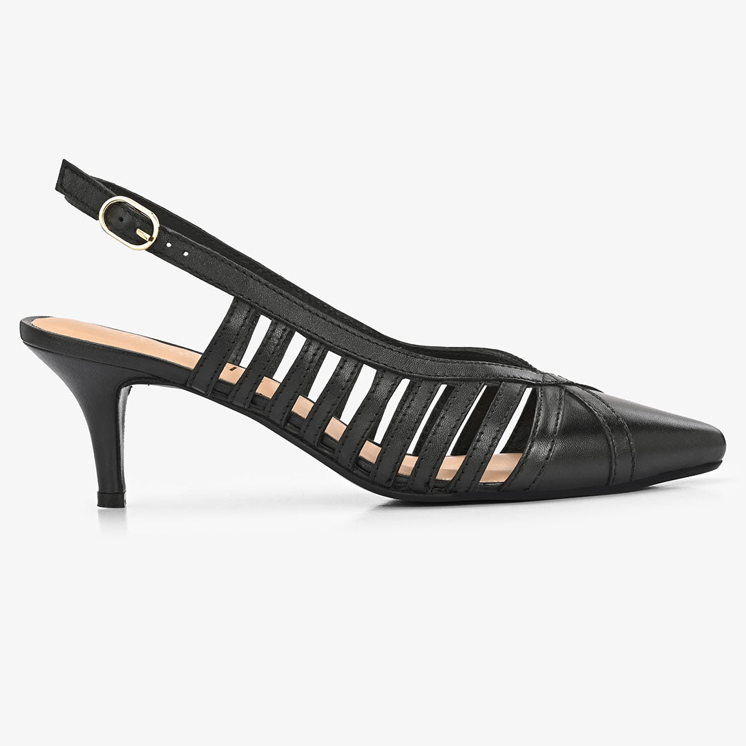 Lexa leather Strappy Heels