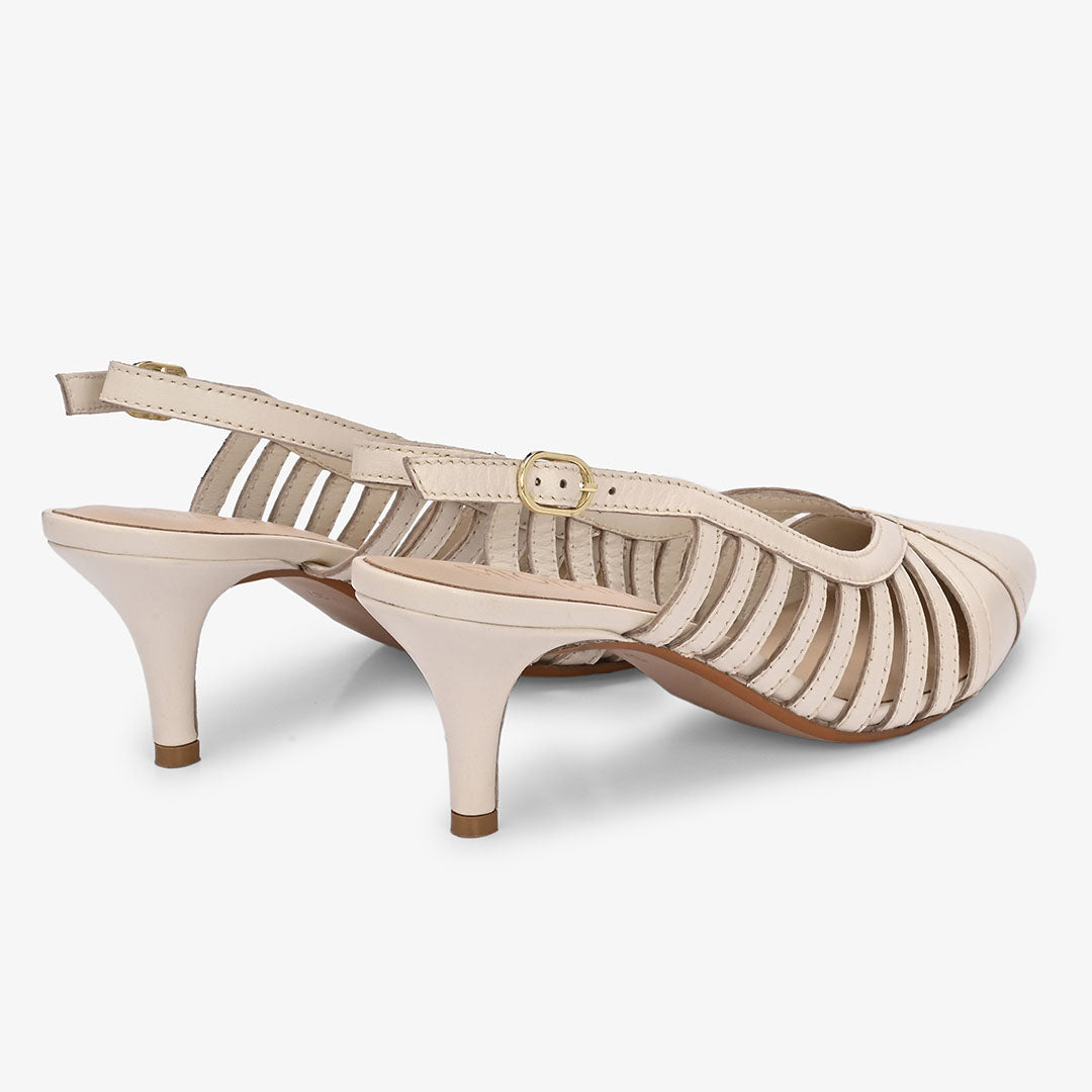 Lexa leather Strappy Heels