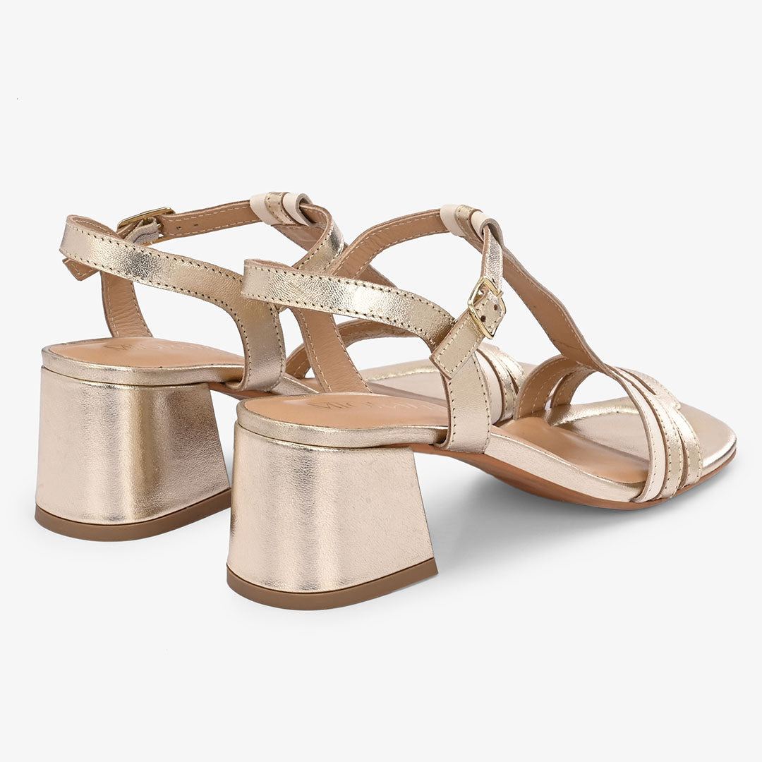 Crysta Leather Party Heels