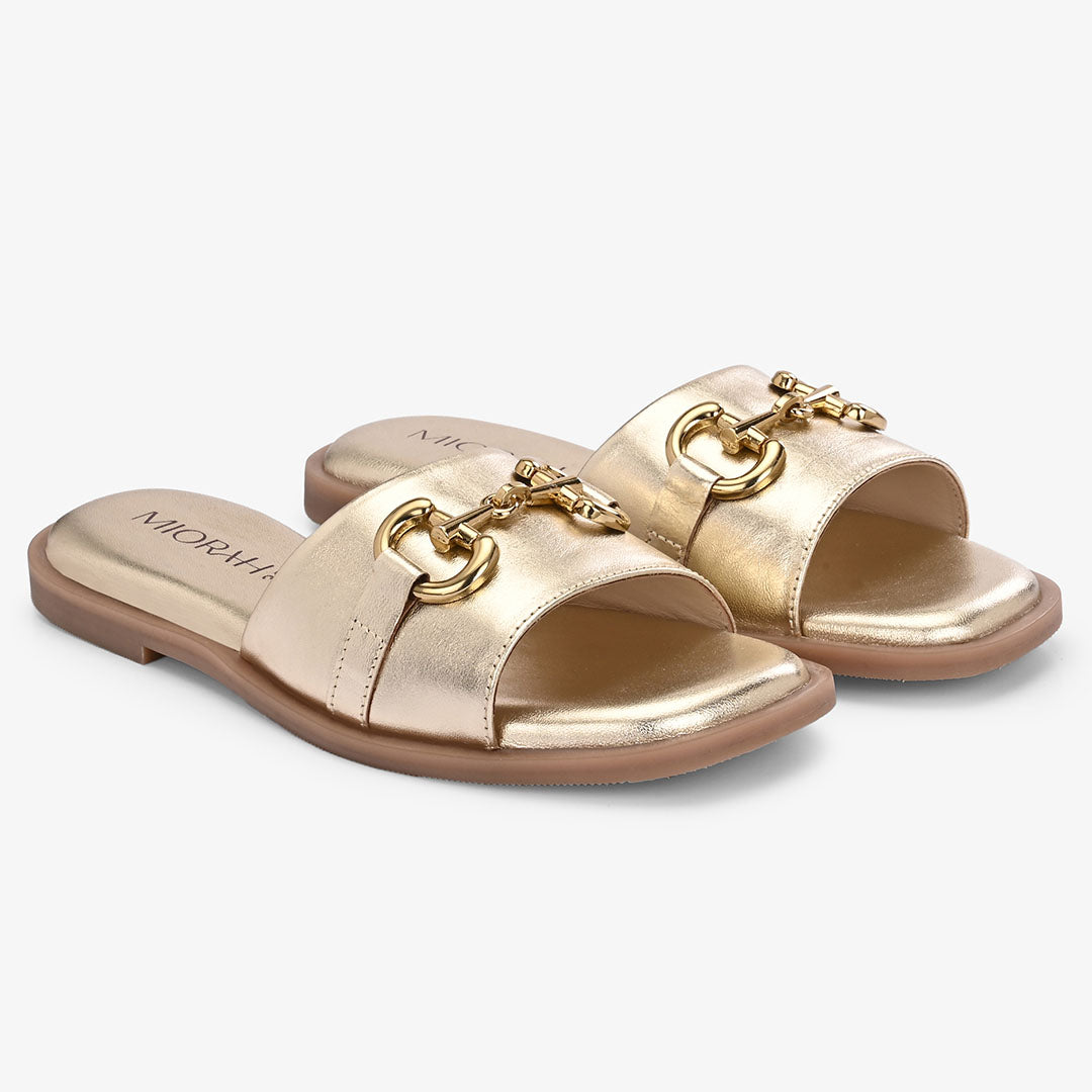 Flutter Leather Comfort Flats