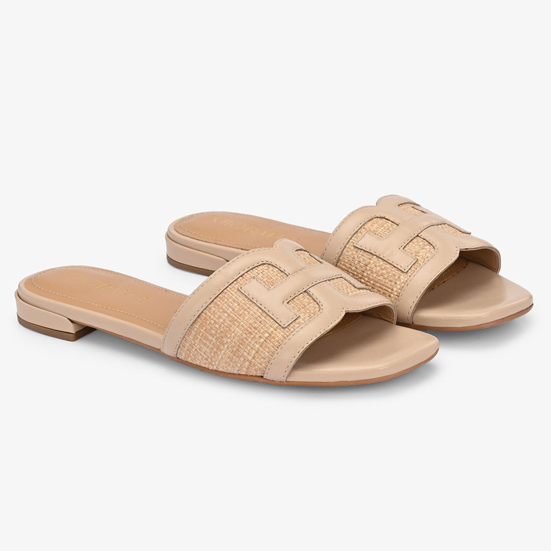Kiara Leather Comfort Flats