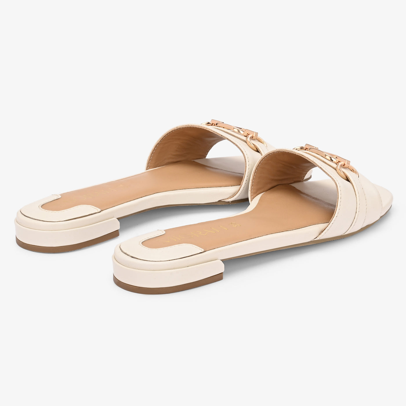 Riva Embellished Leather Comfort Flats