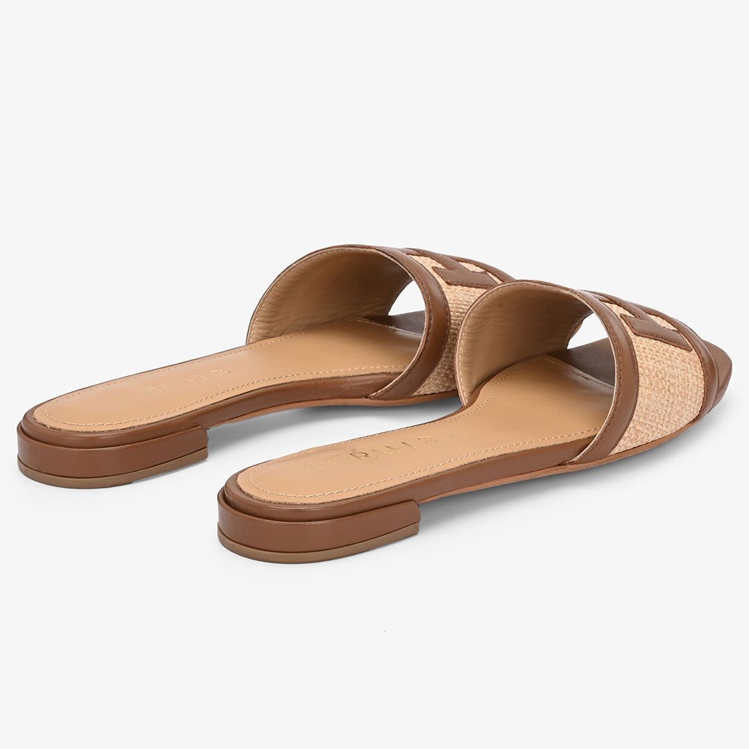 Kiara Leather Comfort Flats