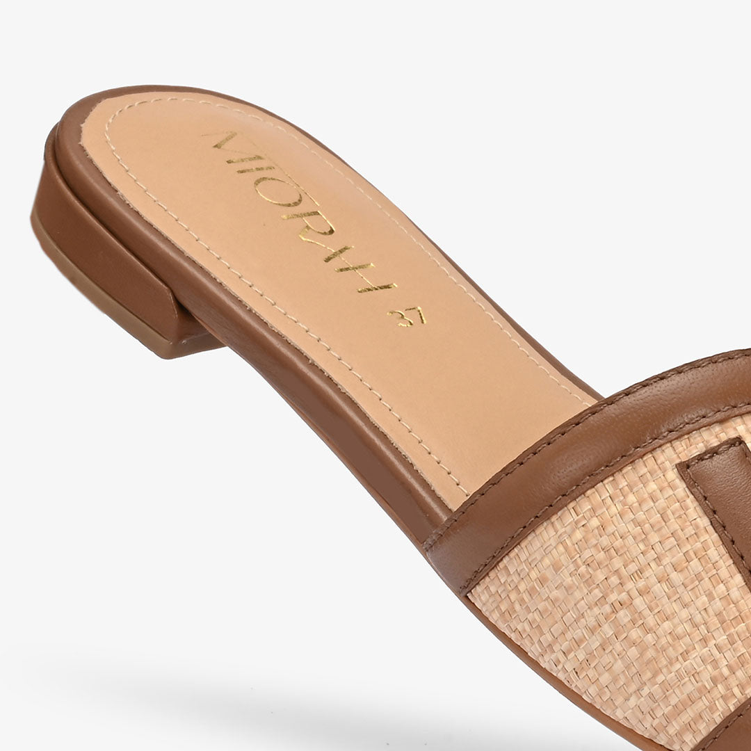 Kiara Leather Comfort Flats
