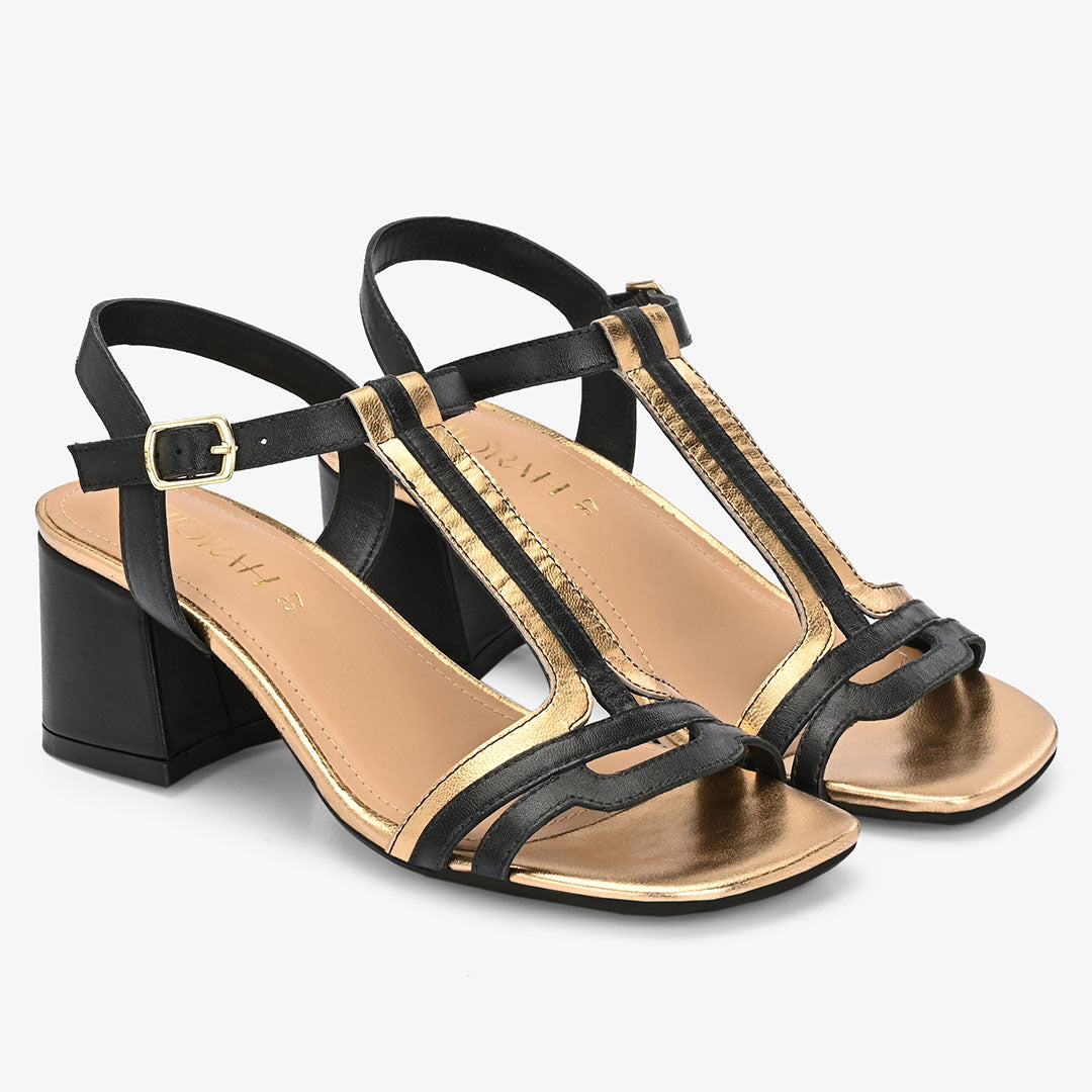 Crysta Leather Party Heels