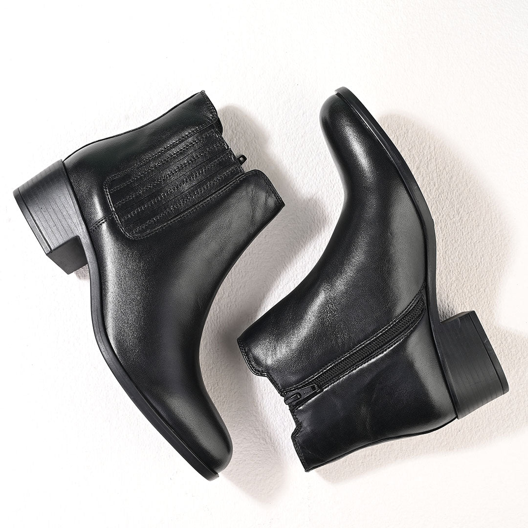 Viva Leather Ankle Boots