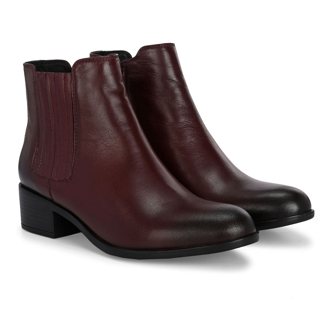 Viva Leather Ankle Boots