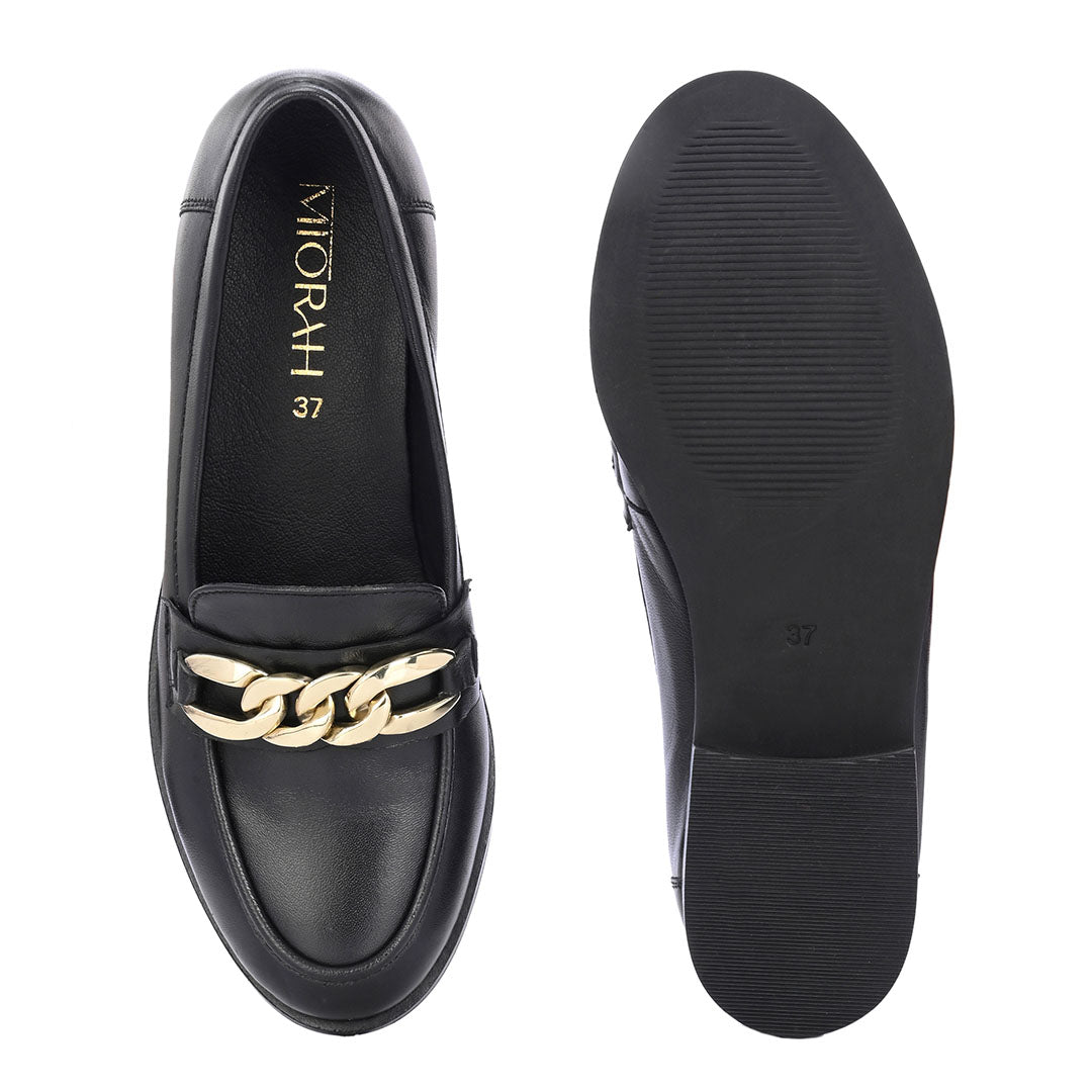 Nora Leather Formal Loafers