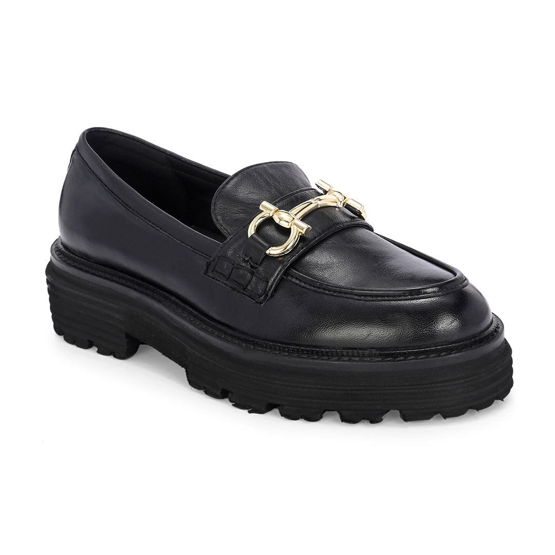 Pioneer Leather Platform Loafers